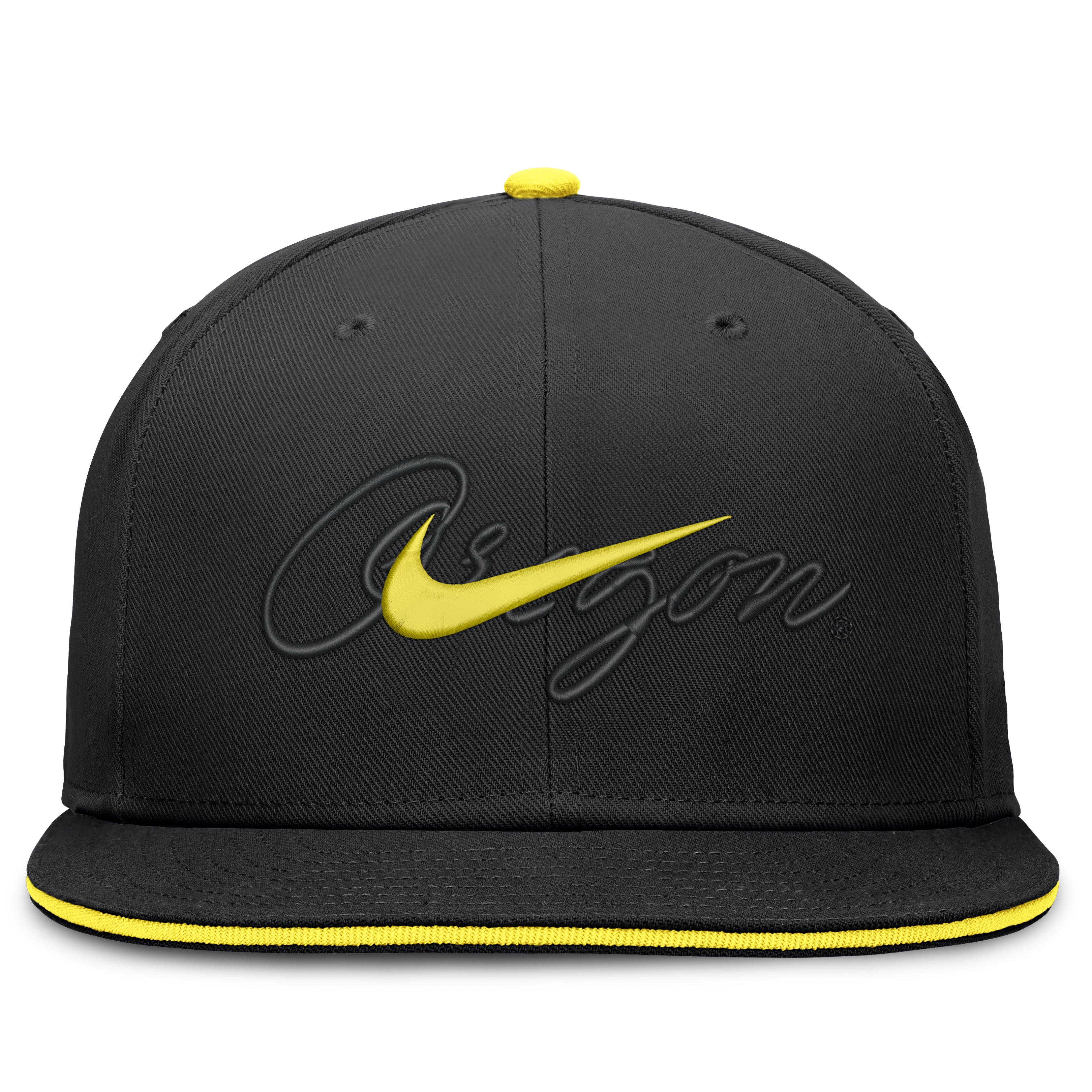 Casquette ajustée Nike Oregon Ducks Dri-FIT Primetime Script noire pour homme