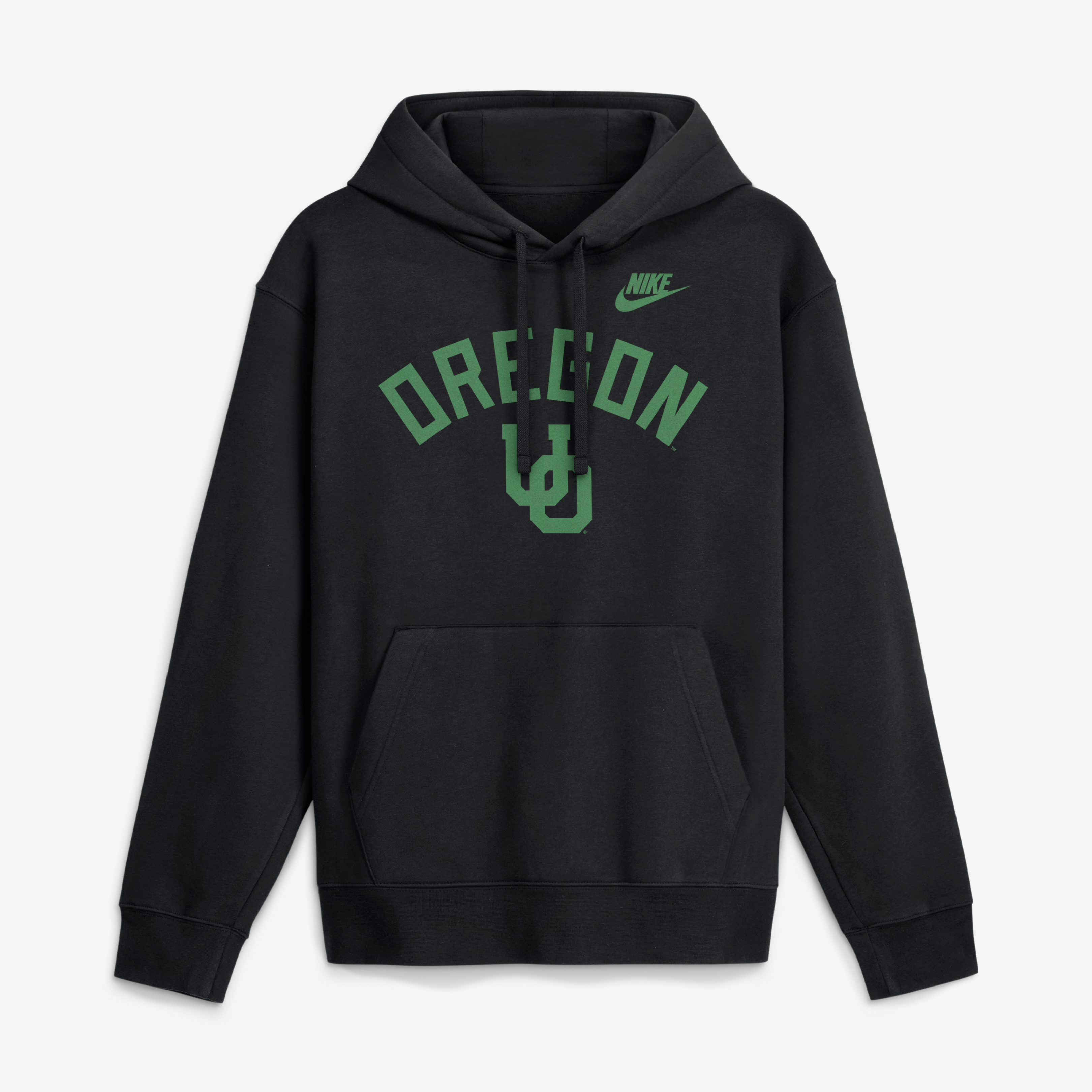Men's Nike Black Oregon Ducks Legacy Arch Club Hoodie