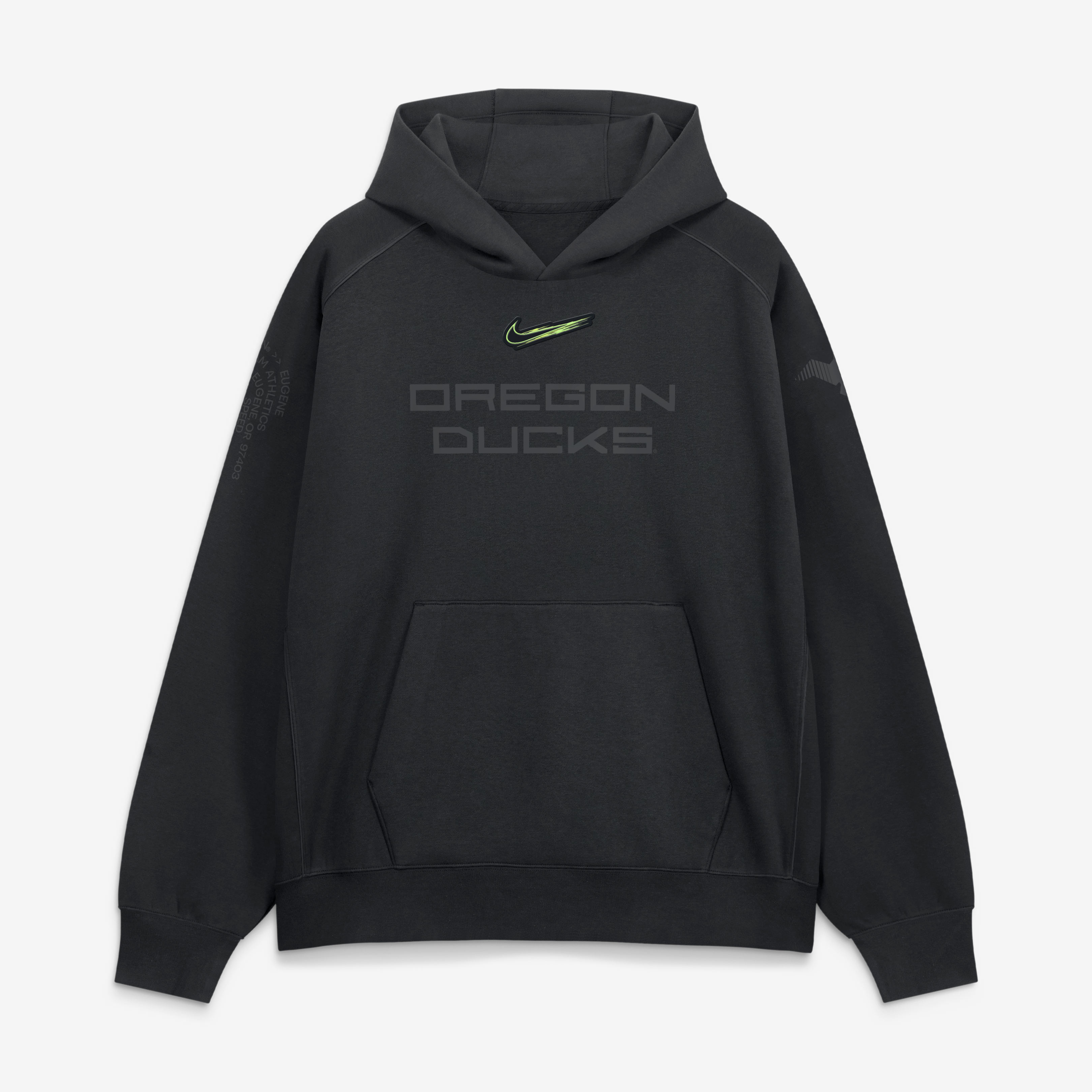 Sweat à capuche Nike Air Origin of Speed ​​des Oregon Ducks noirs pour homme