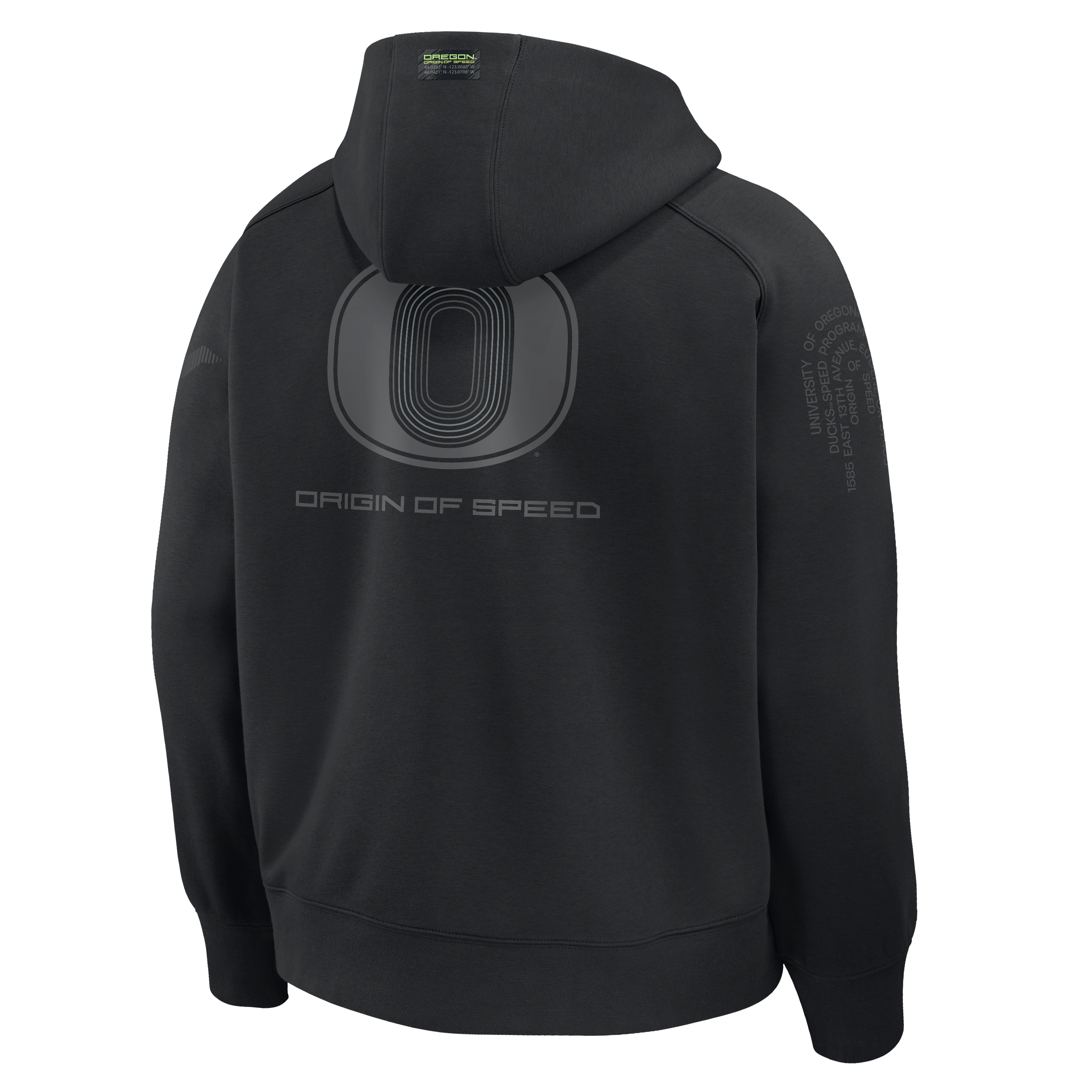 Sweat à capuche Nike Air Origin of Speed ​​des Oregon Ducks noirs pour homme