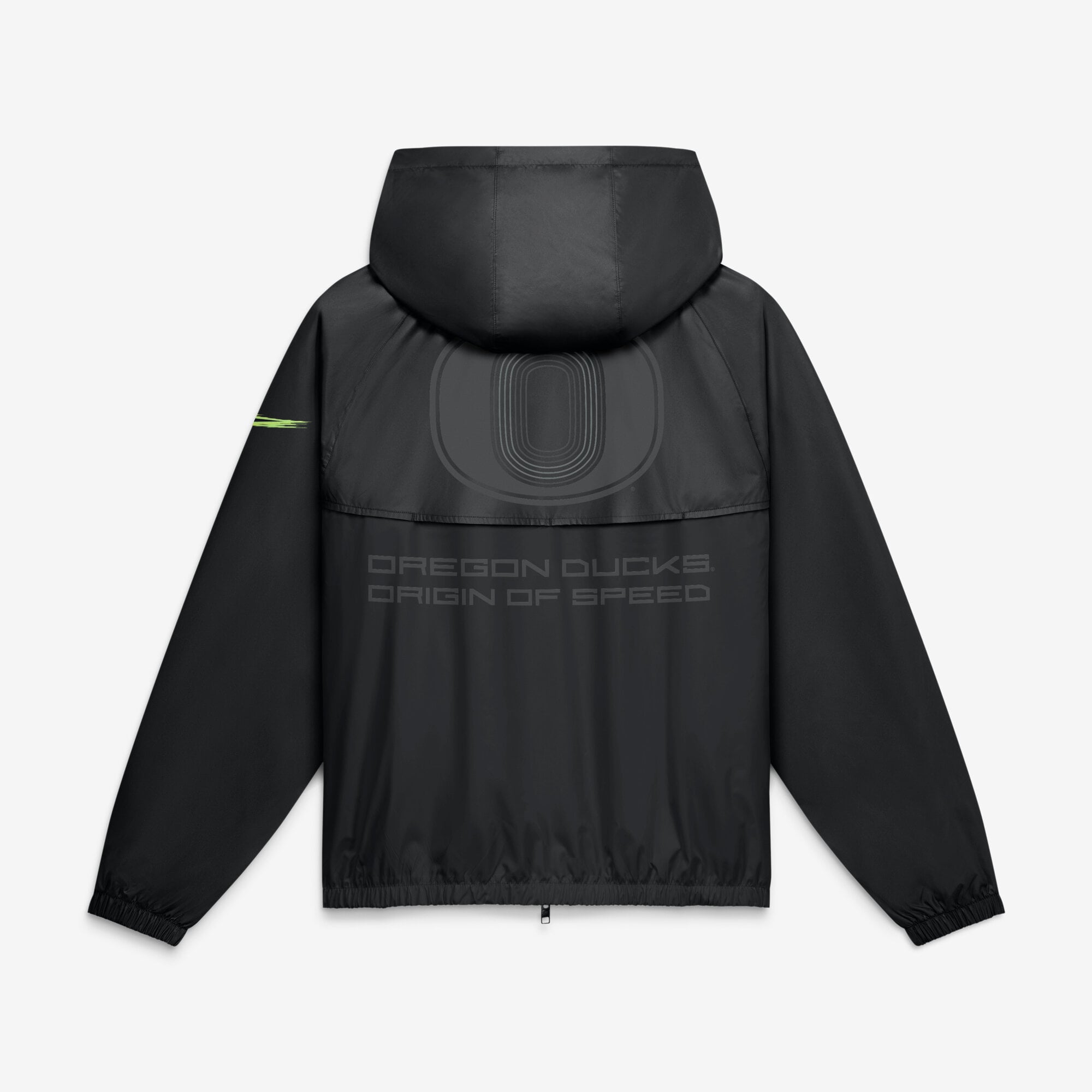 Veste coupe-vent zippée intégrale Nike Oregon Ducks Origin of Speed ​​pour homme