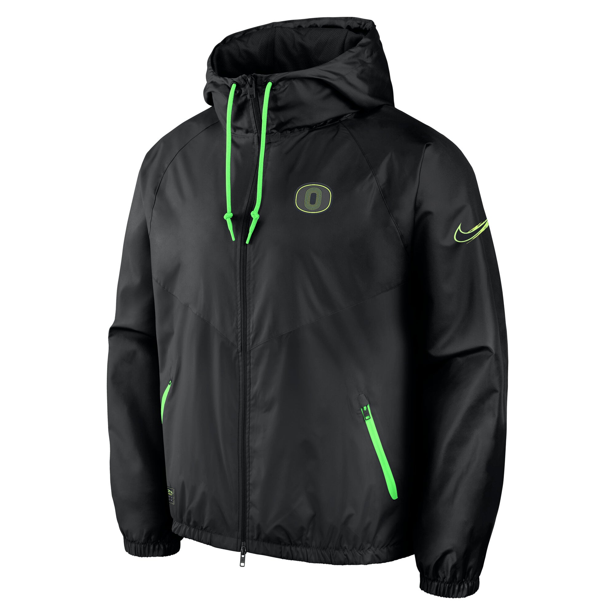 Veste coupe-vent zippée intégrale Nike Oregon Ducks Origin of Speed ​​pour homme