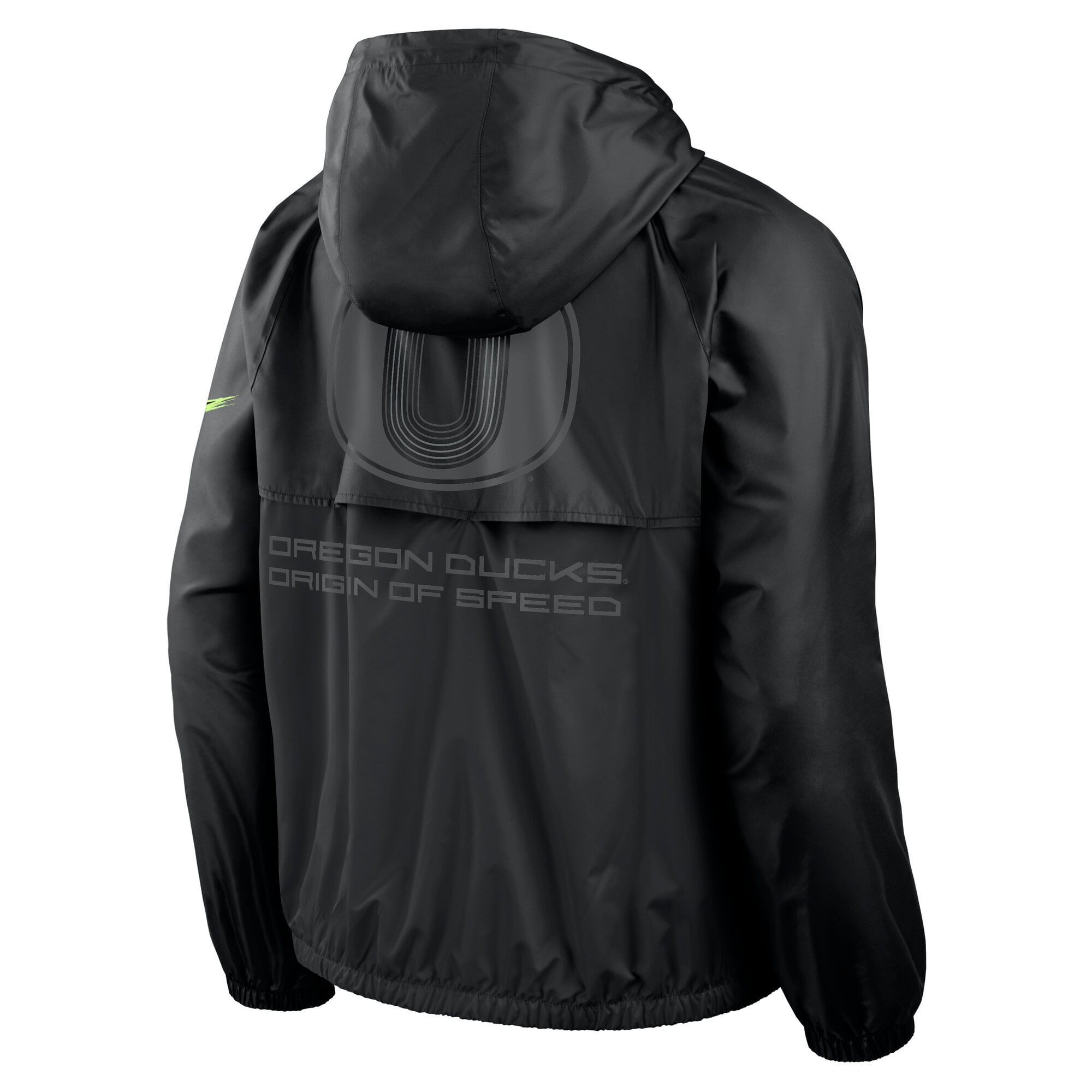 Veste coupe-vent zippée intégrale Nike Oregon Ducks Origin of Speed ​​pour homme