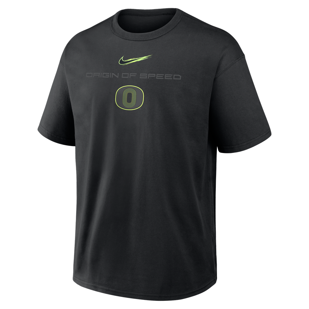 Men's Nike Black Oregon Ducks Origin of Speed Max90 T-Shirt