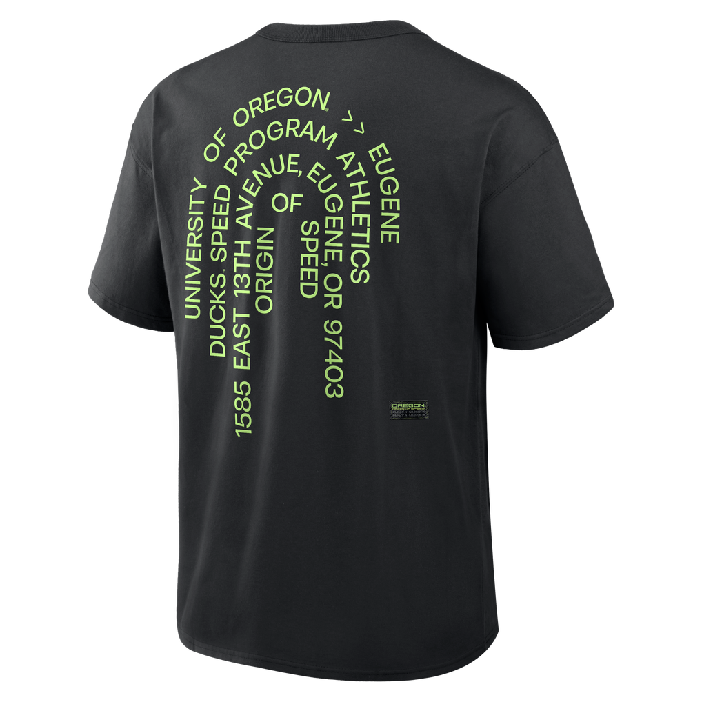 Men's Nike Black Oregon Ducks Origin of Speed Max90 T-Shirt