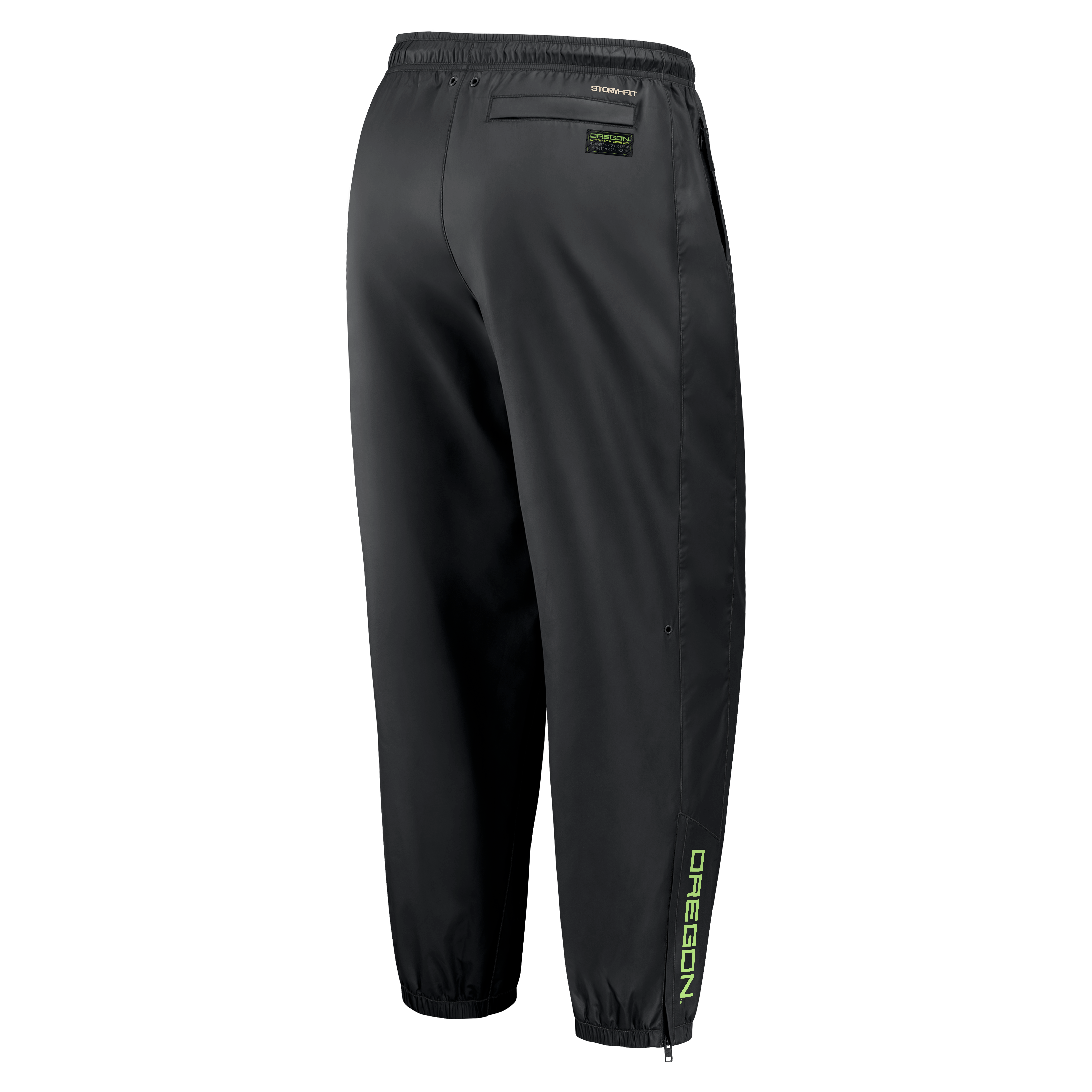 Pantalon coupe-vent Nike Oregon Ducks Origin of Speed ​​Windrunner noir pour homme