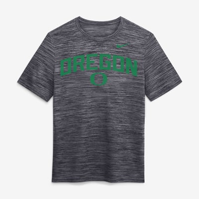  Oregon Ducks Nike Primetime Arch Logo Velocity Dri-FIT T-Shirt - Black