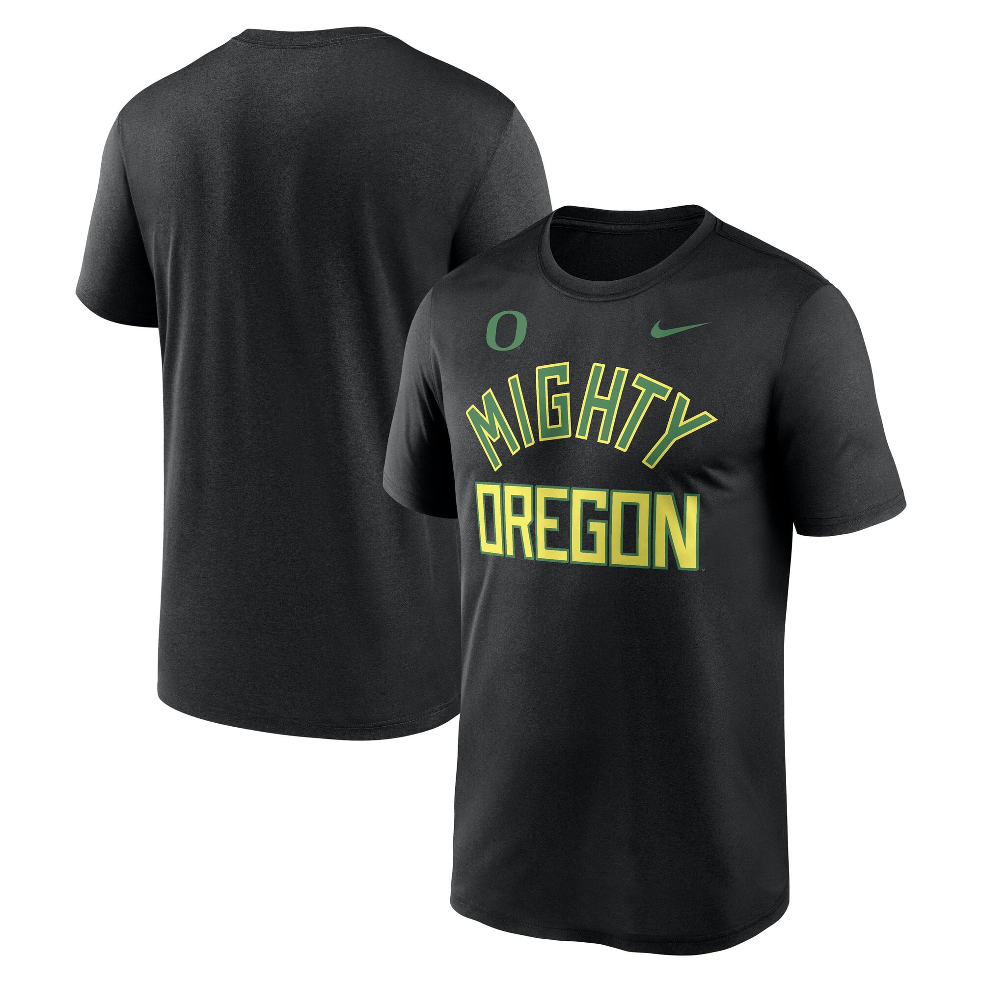 Men's Nike Black Oregon Ducks Primetime Arch Mantra Legend Dri-FIT T-Shirt