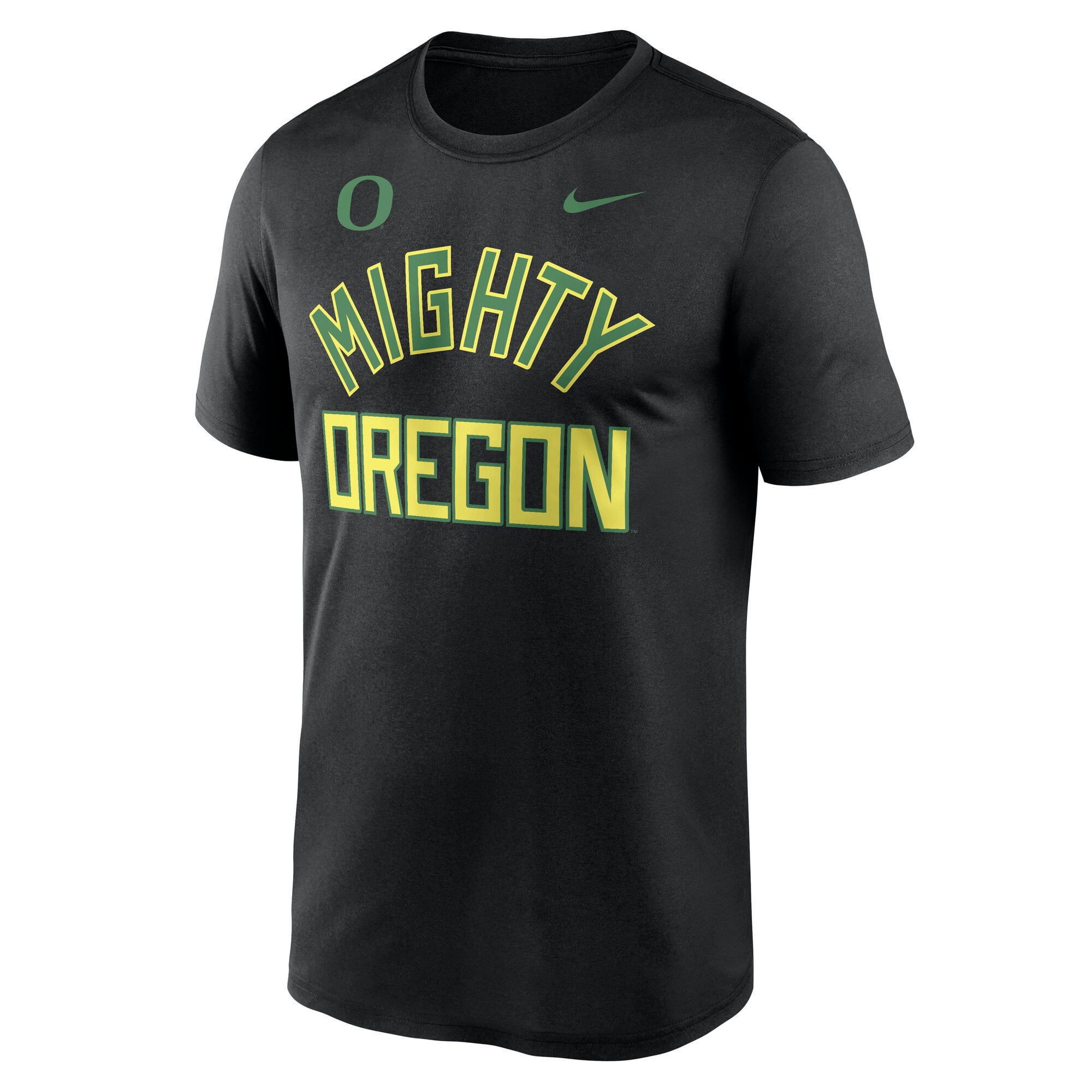 Men's Nike Black Oregon Ducks Primetime Arch Mantra Legend Dri-FIT T-Shirt