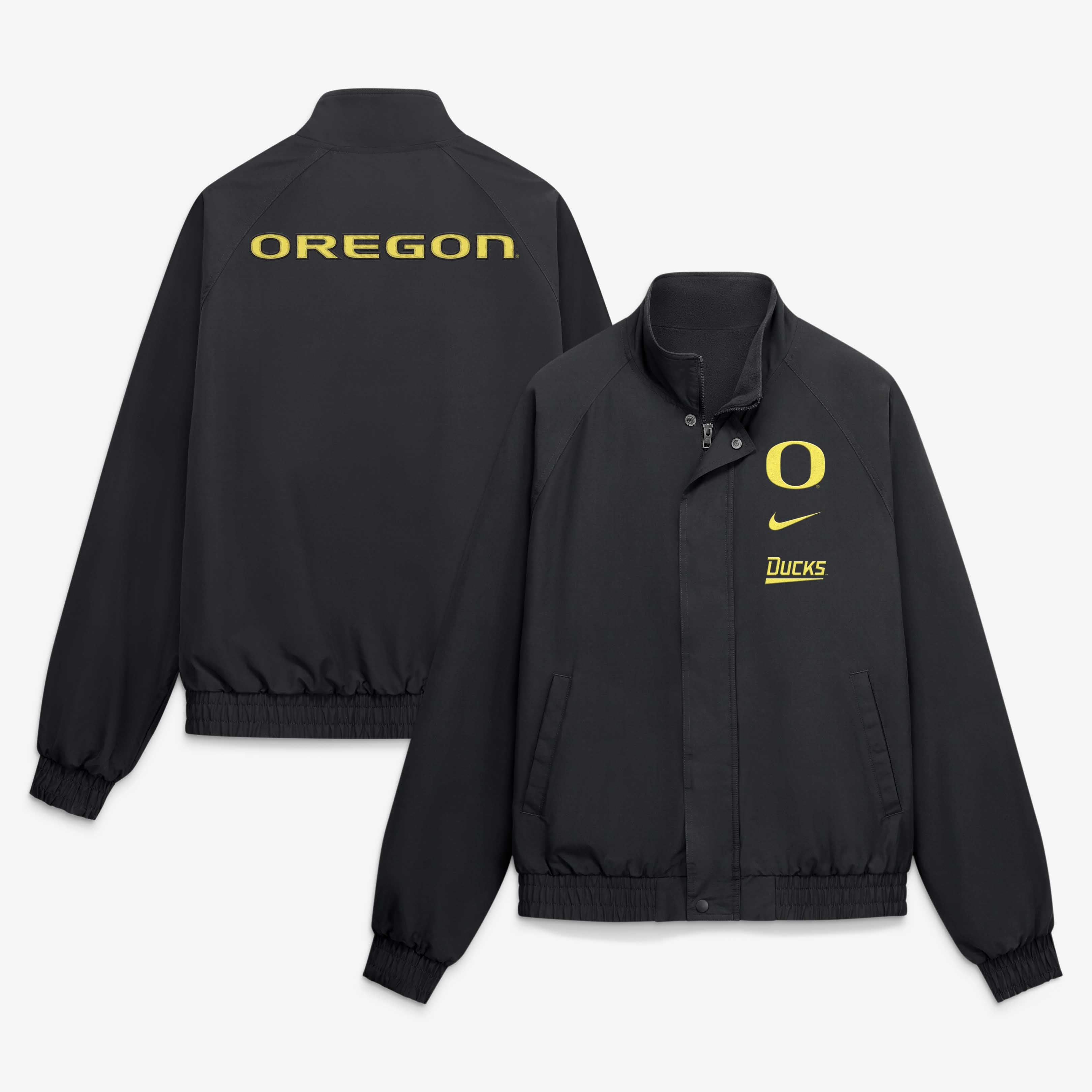 Veste en sergé noire Nike Oregon Ducks Primetime Club pour homme