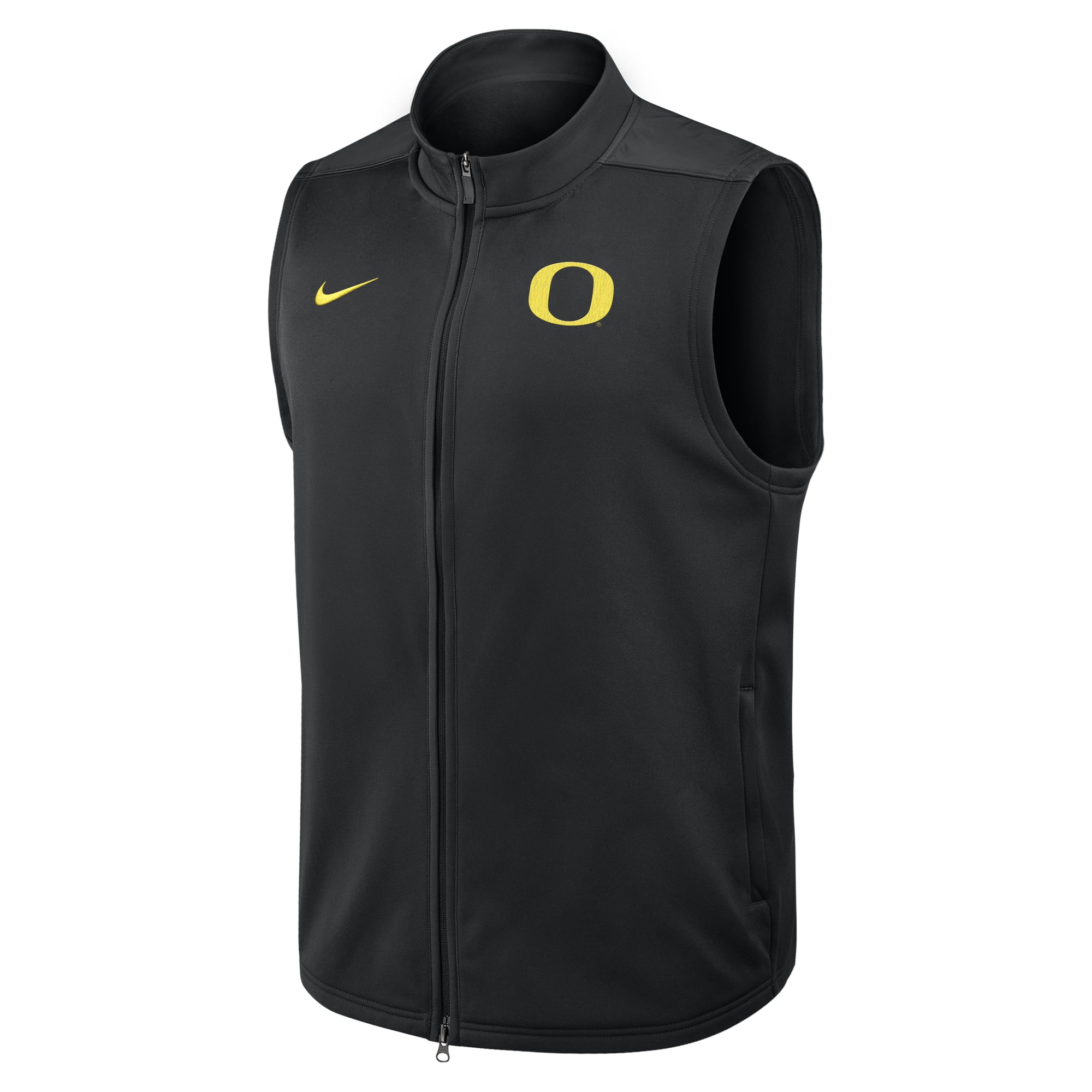Men's Nike Black Oregon Ducks Primetime Victory Therma-FIT Full-Zip Vest