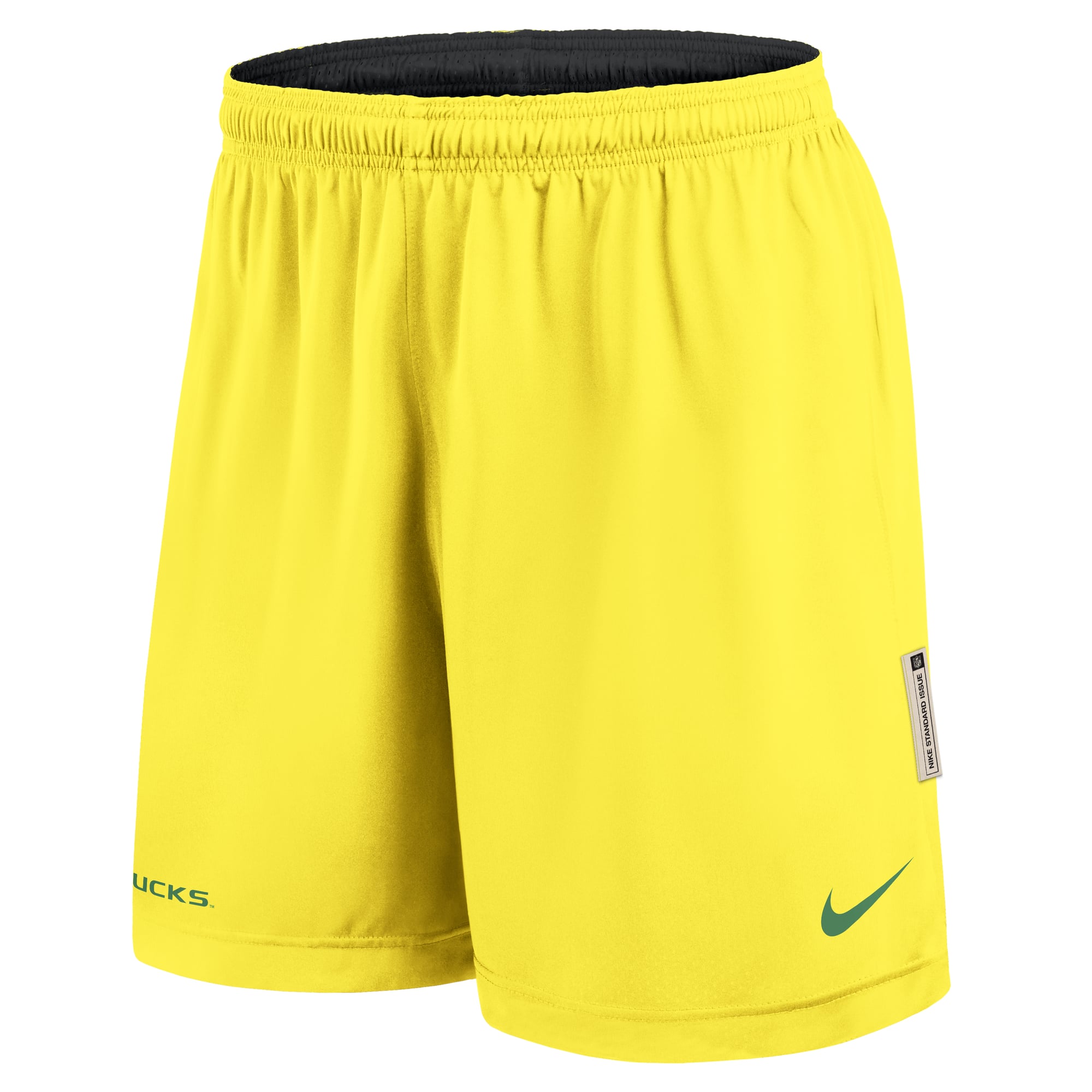 Short réversible Nike Dri-FIT noir/jaune Oregon Ducks Courtside pour homme