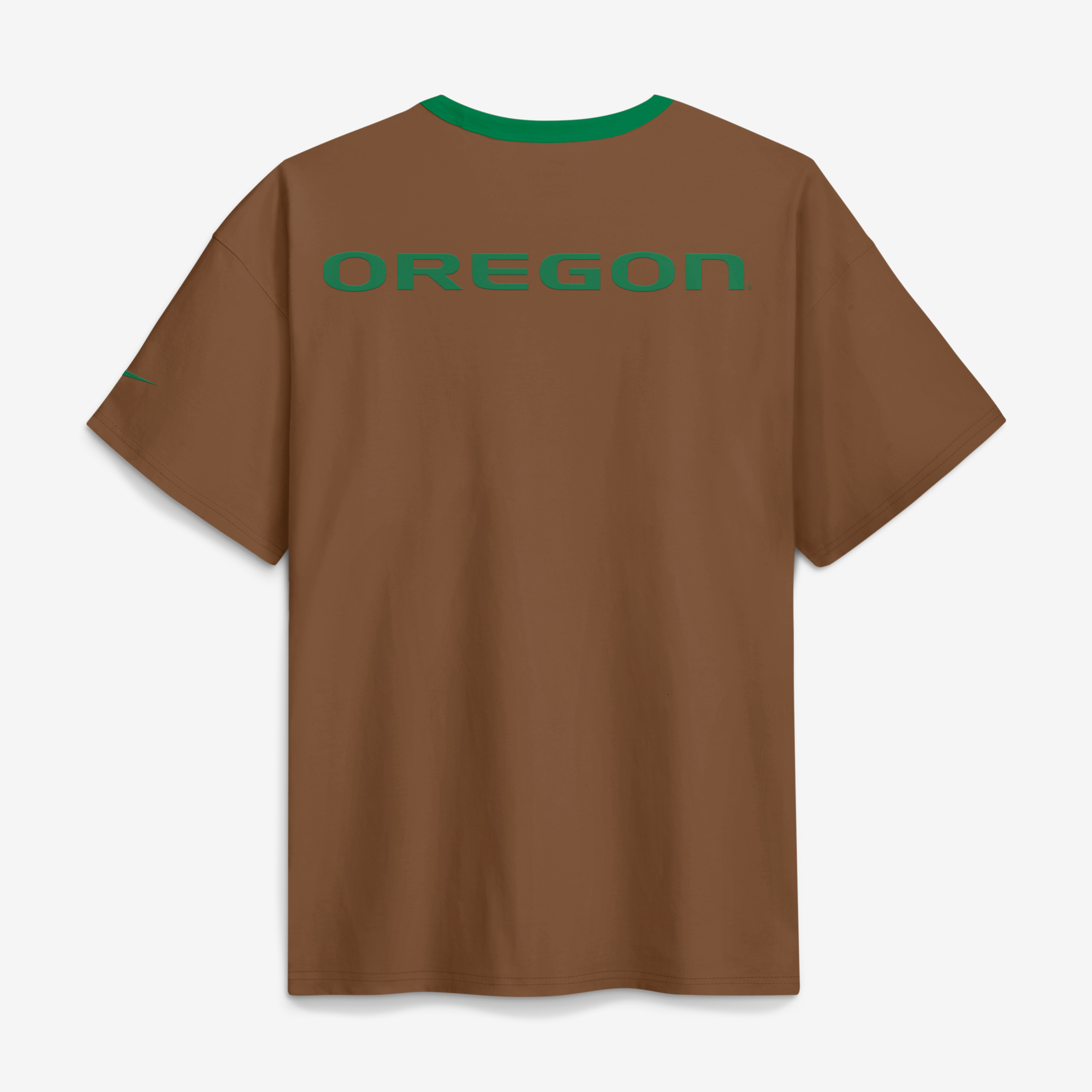 T-shirt Nike Max90 marron pour homme, motif Oregon Ducks Academic Patch
