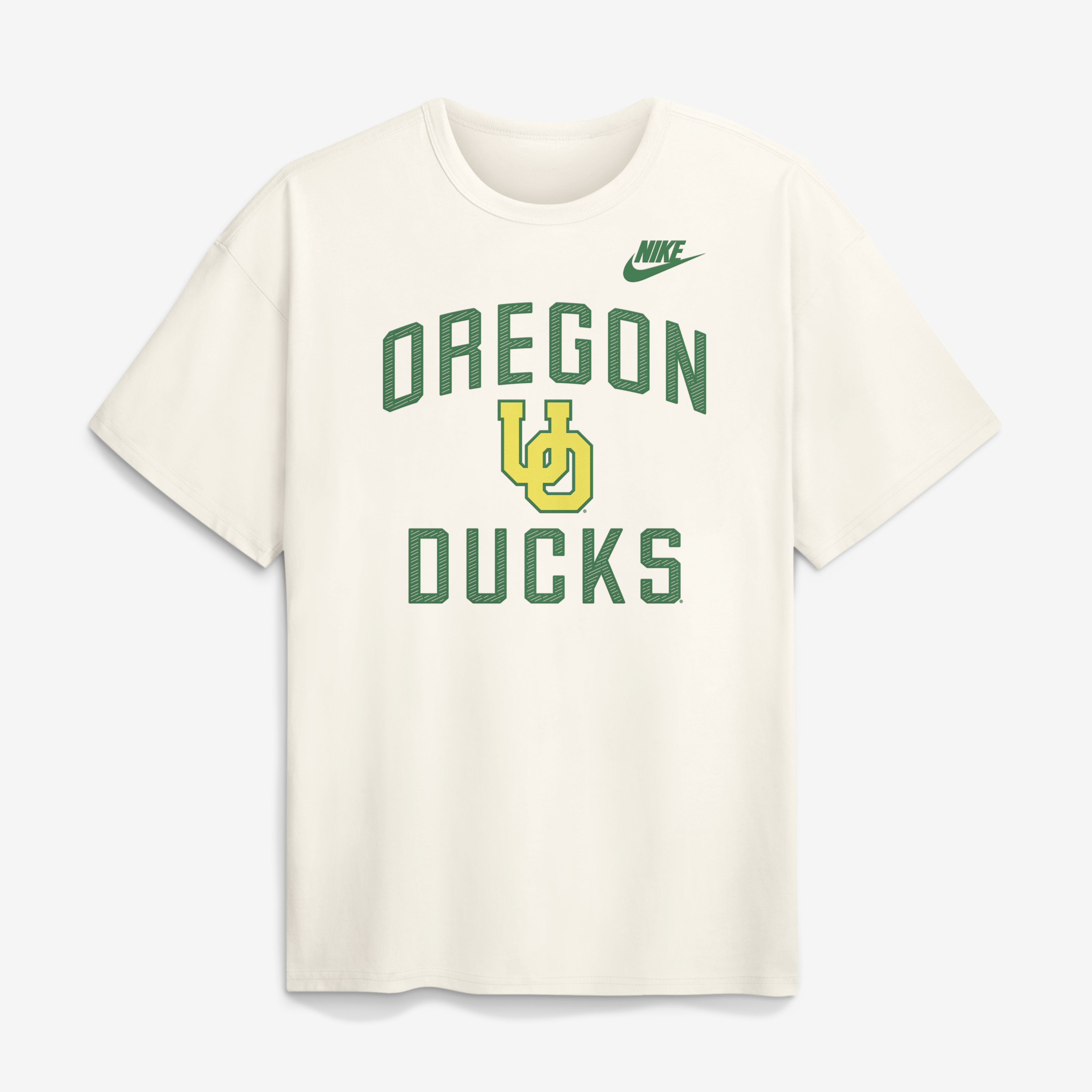 T-shirt Nike crème Oregon Ducks Legacy Max90 pour homme