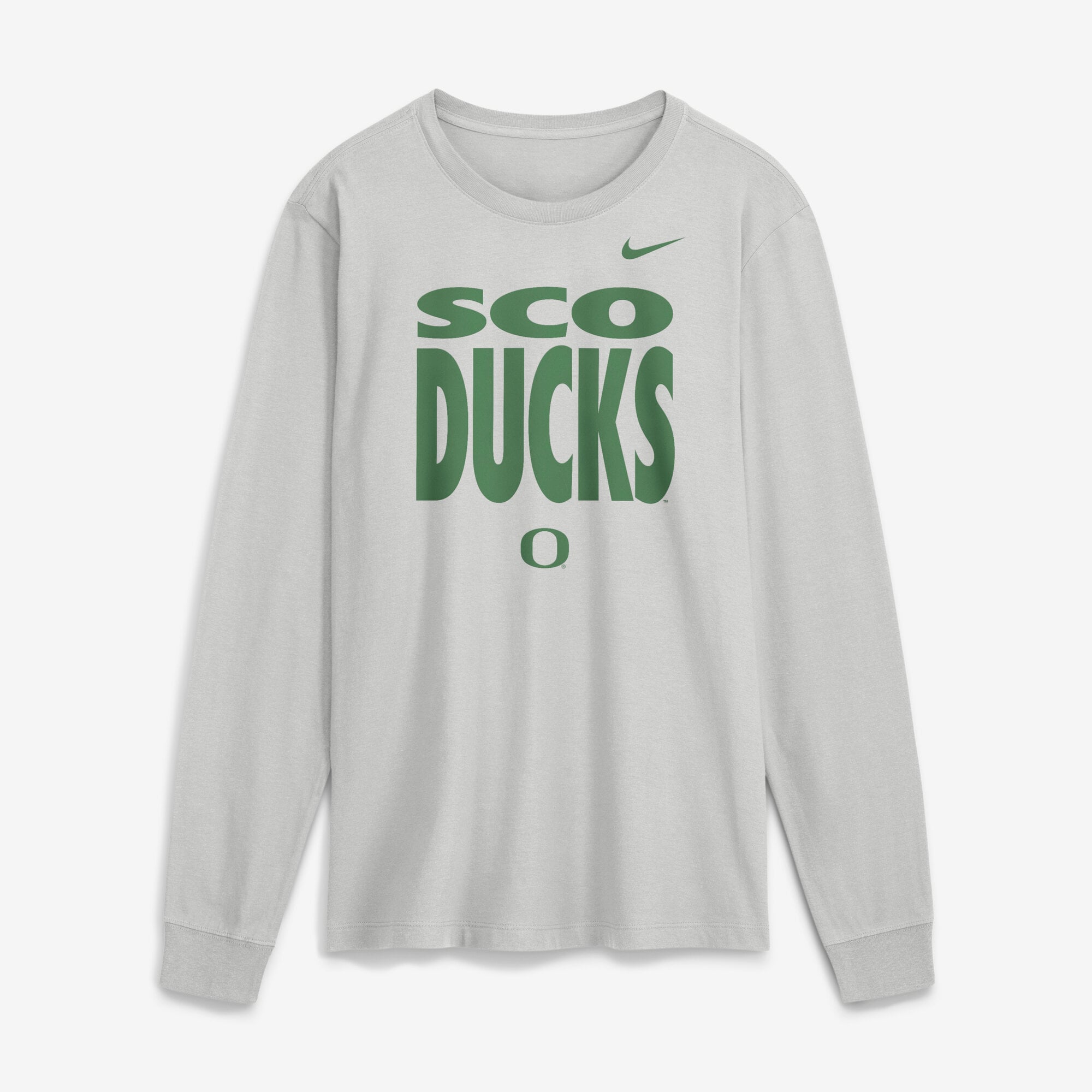 Men's Nike Oregon Ducks 2026 Sideline Slogan Dri-FIT Long Sleeve T-Shirt