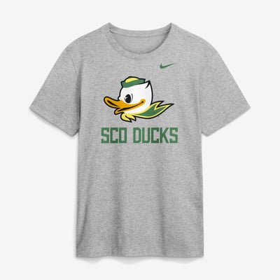  Oregon Ducks Nike Primetime Logo Mantra T-Shirt - Gray