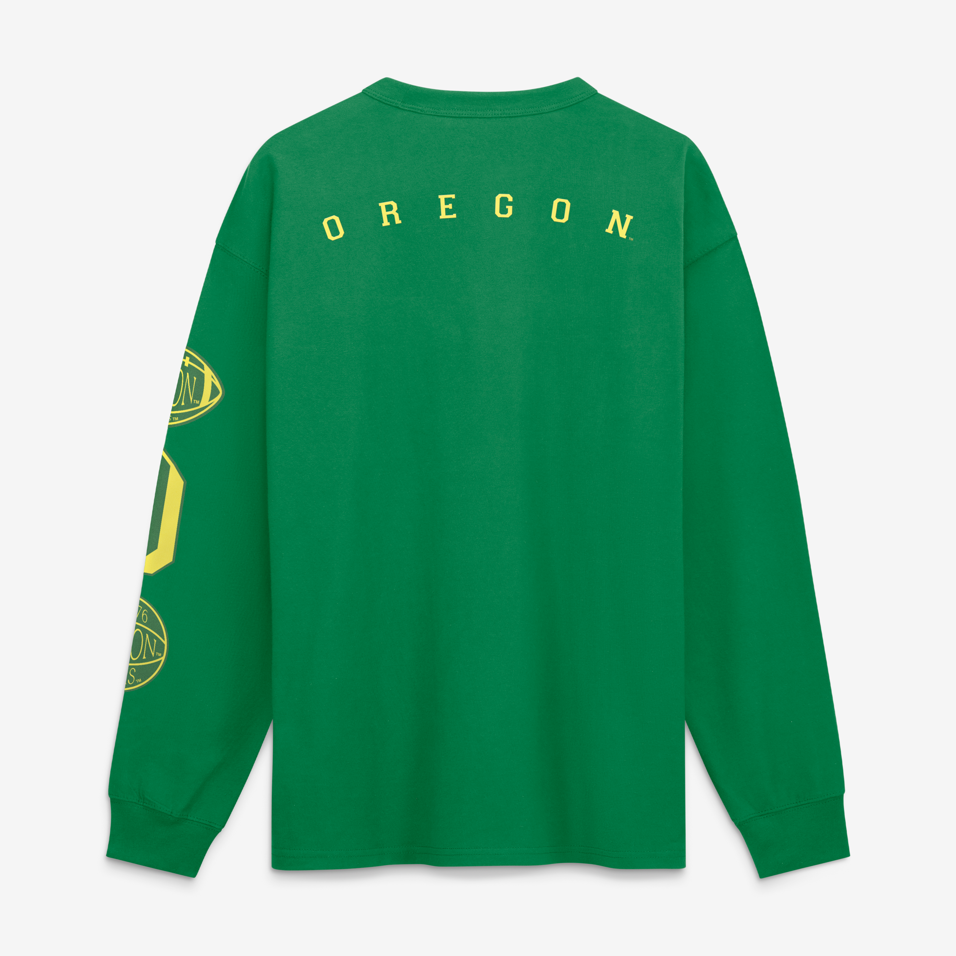 T-shirt à manches longues et poche Nike vert Oregon Ducks pour homme