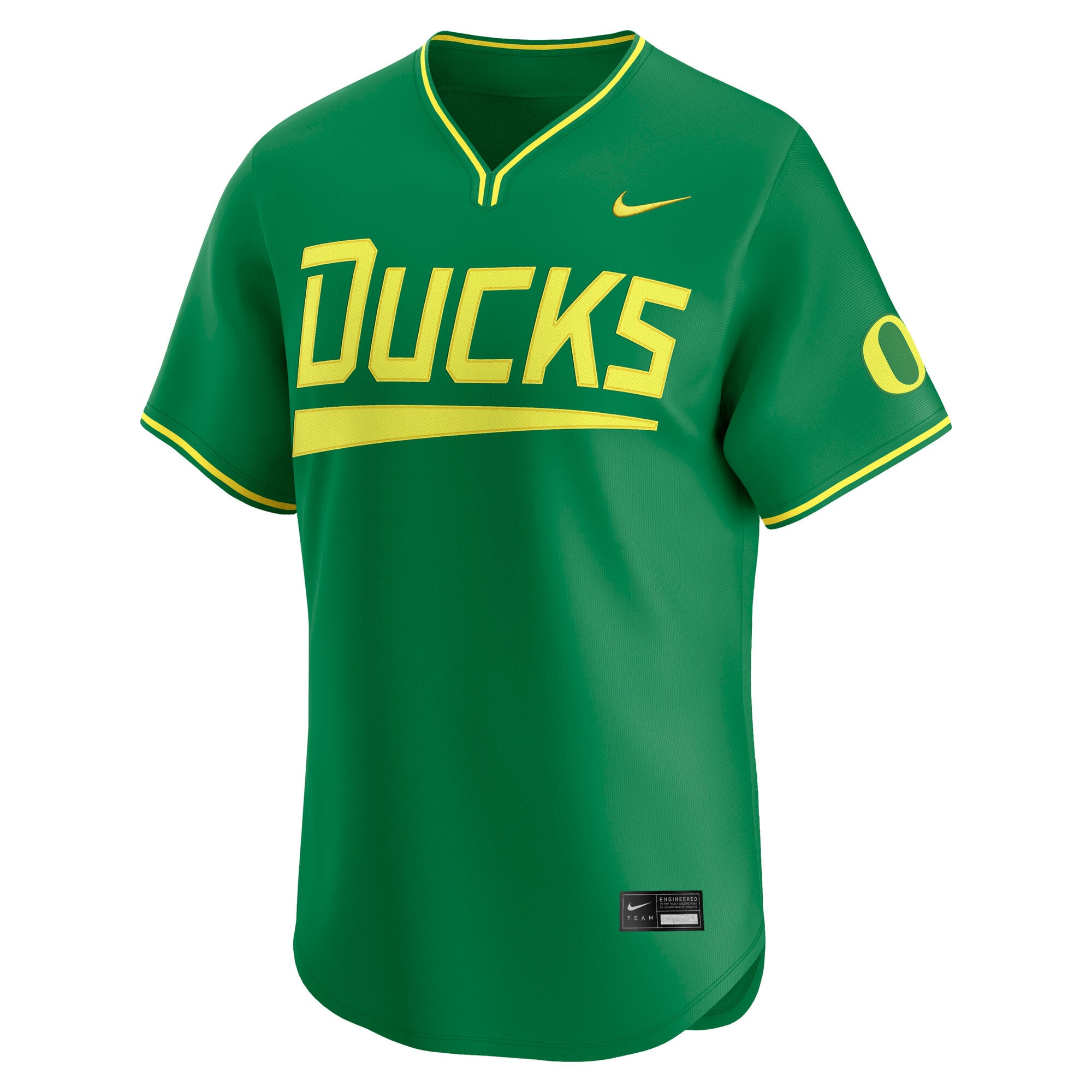 Maillot de baseball Nike vert Oregon Ducks pour homme, édition limitée