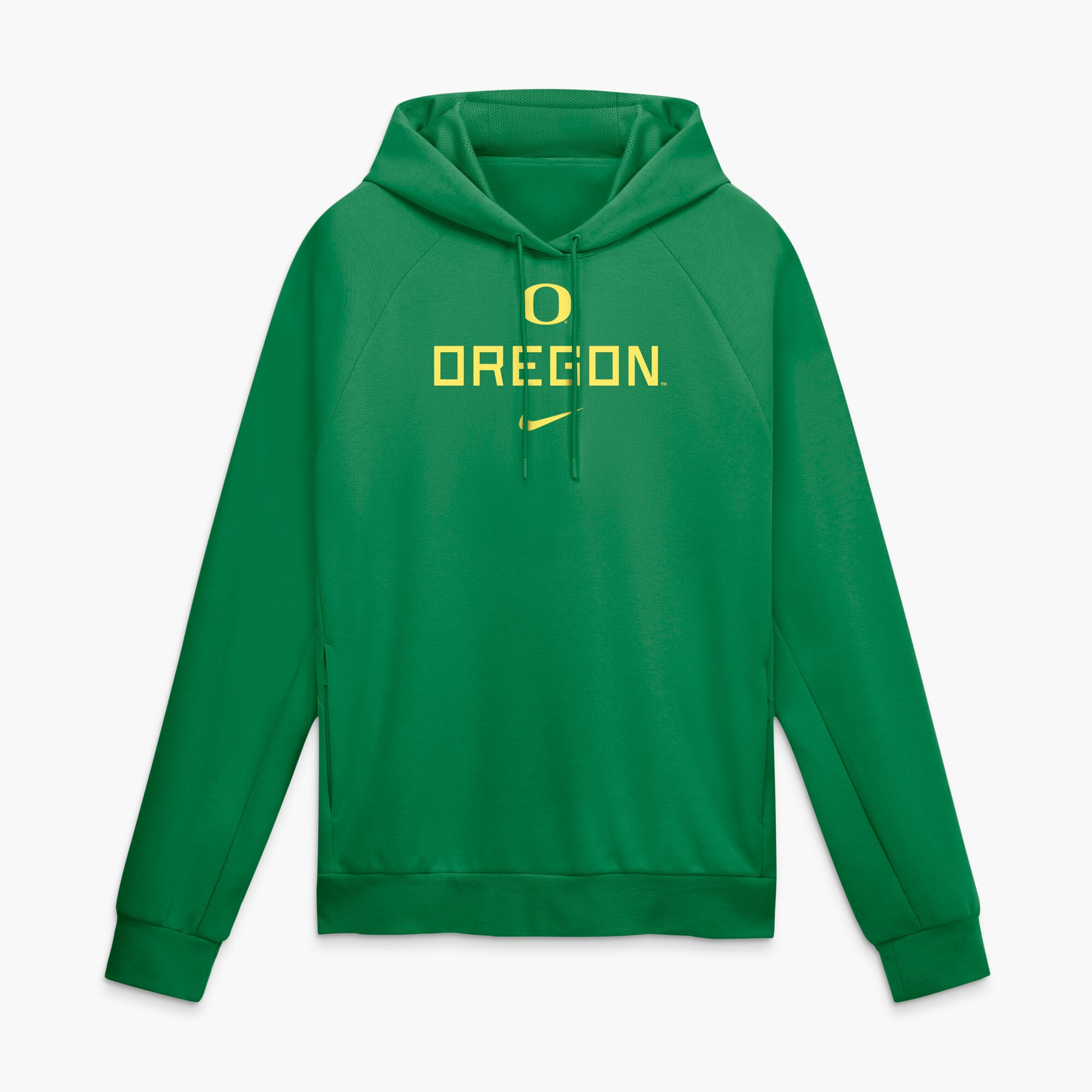 Men's Nike Green Oregon Ducks Premium Performance Raglan Dri-FIT Hoodie