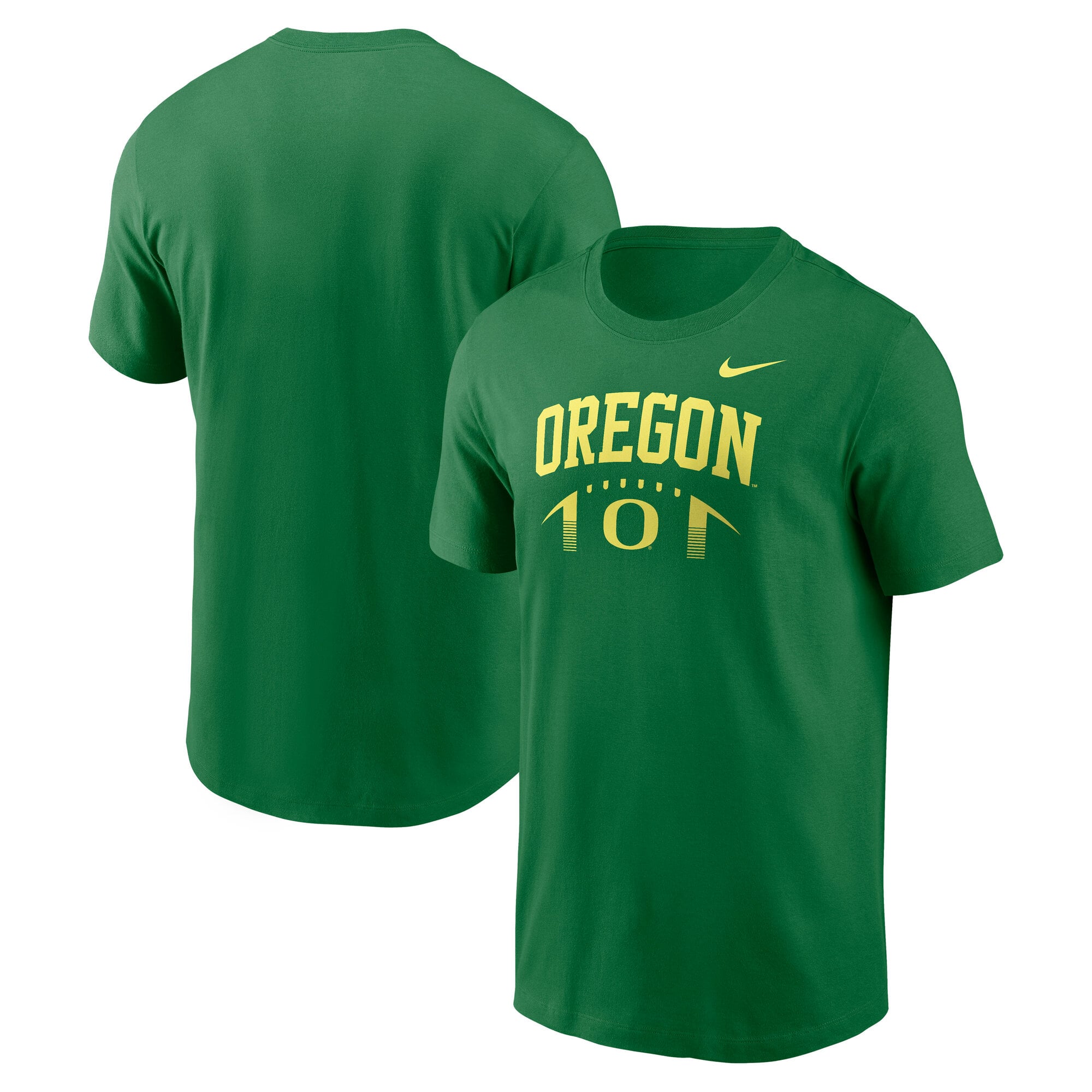 Men's Nike  Green Oregon Ducks Primetime Football Icon T-Shirt