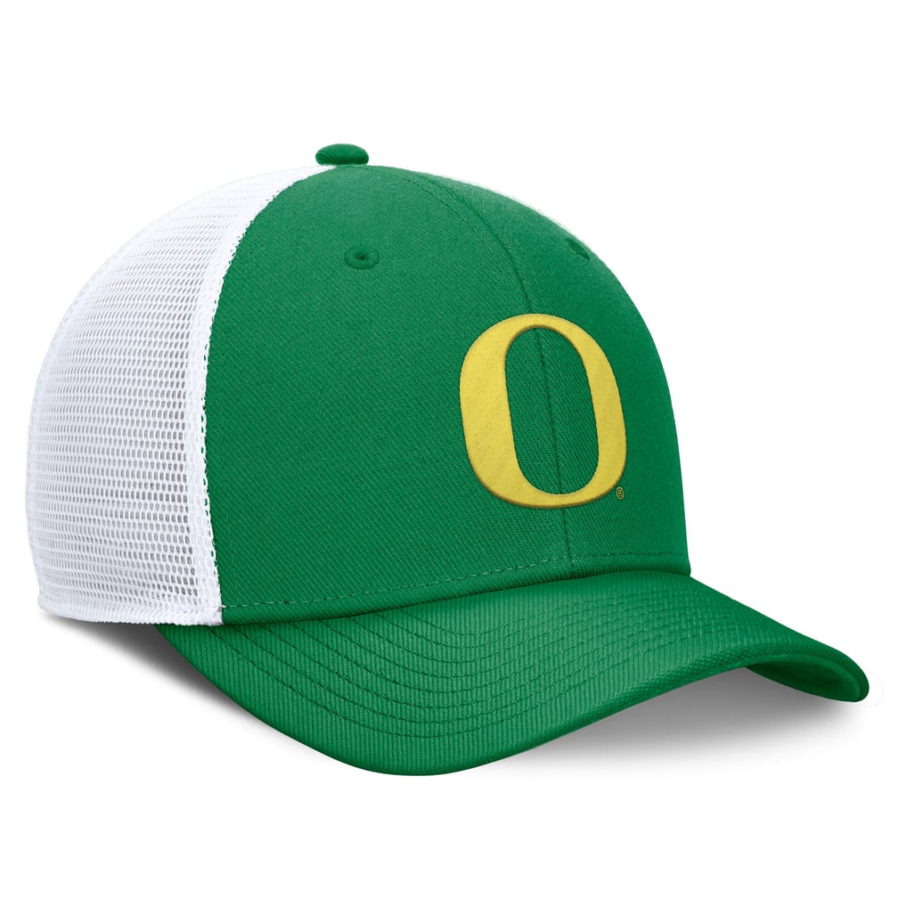 Men's Nike Green Oregon Ducks Rise Structured Trucker Adjustable Hat