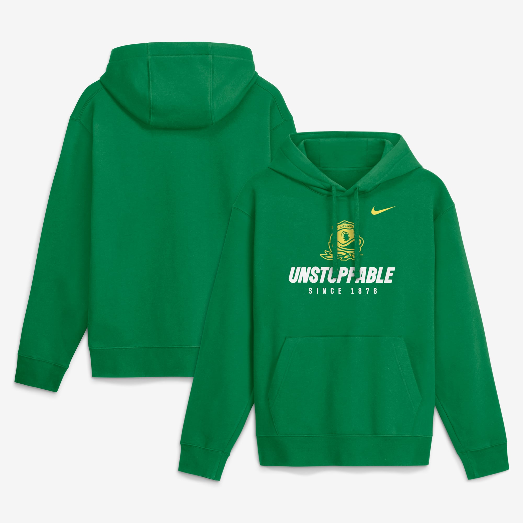 Men's Nike Green Oregon Ducks Unstoppable Club Fleece Hoodie