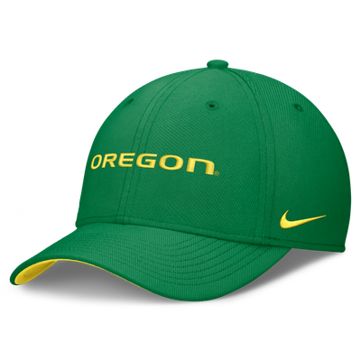 Casquette Oregon Ducks Nike Primetime Team Rise Flex - Vert Kelly