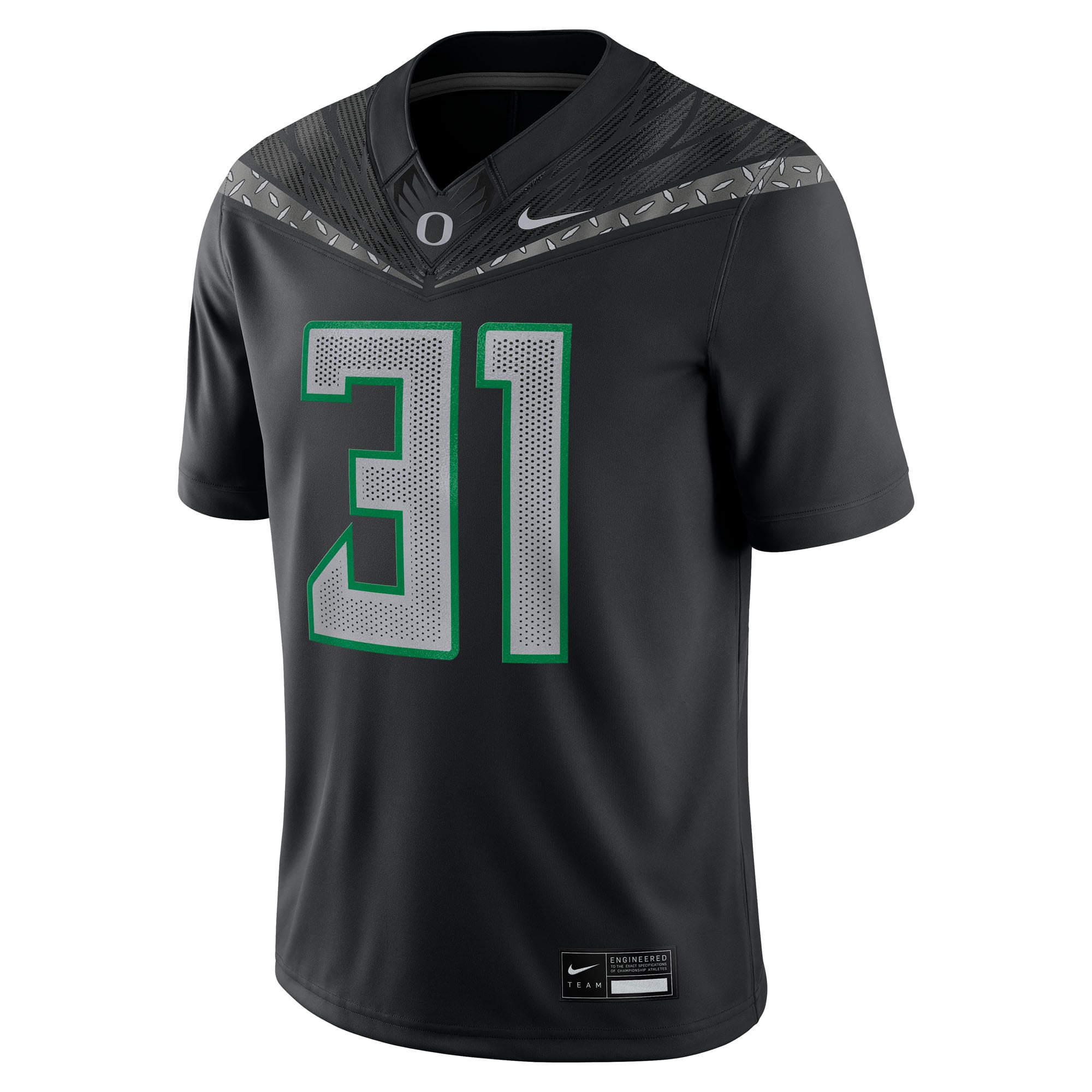 Men's Nike Nasir Wyatt Black Oregon Ducks Home Game Jersey