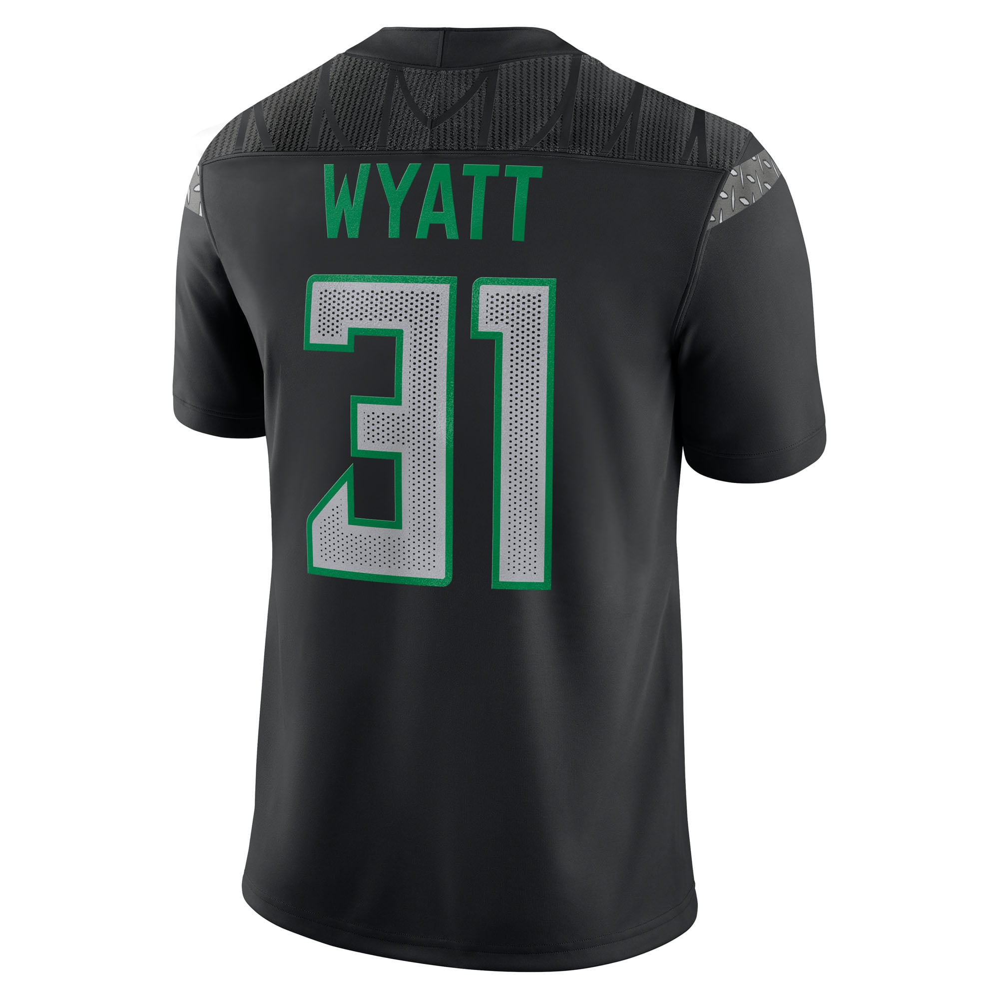 Men's Nike Nasir Wyatt Black Oregon Ducks Home Game Jersey