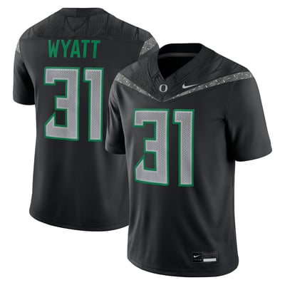 Nasir Wyatt Oregon Ducks Nike Home Game Jersey - Black