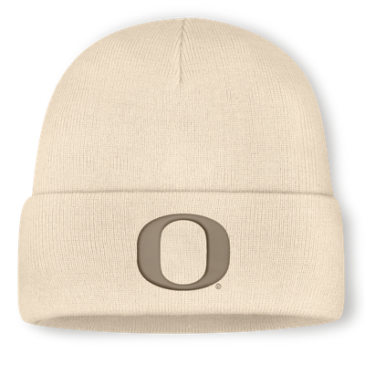 Oregon Ducks Nike Utility Cuffed Knit Hat - Natural