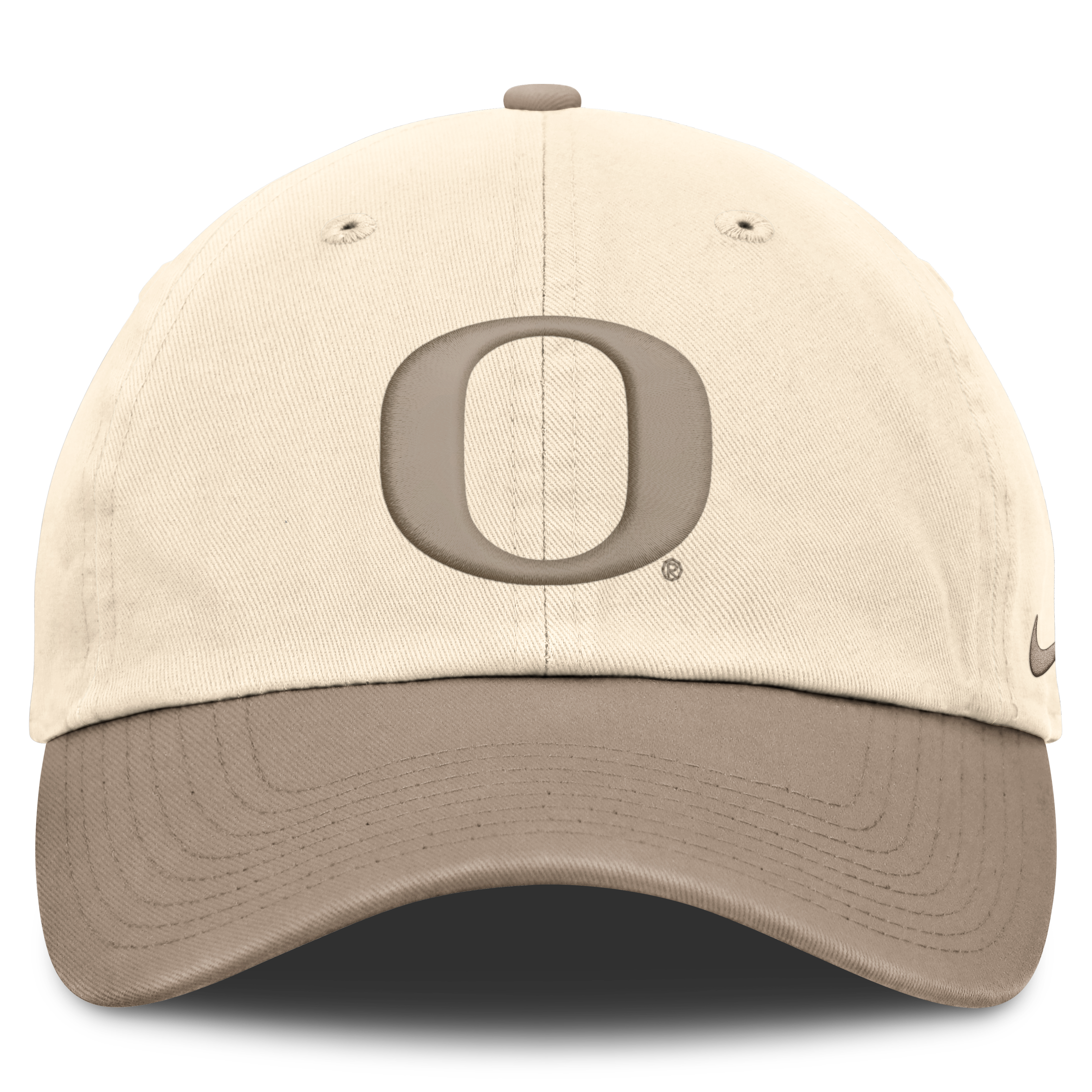 Men's Nike Natural/Khaki Oregon Ducks Two-Tone Club Adjustable Hat