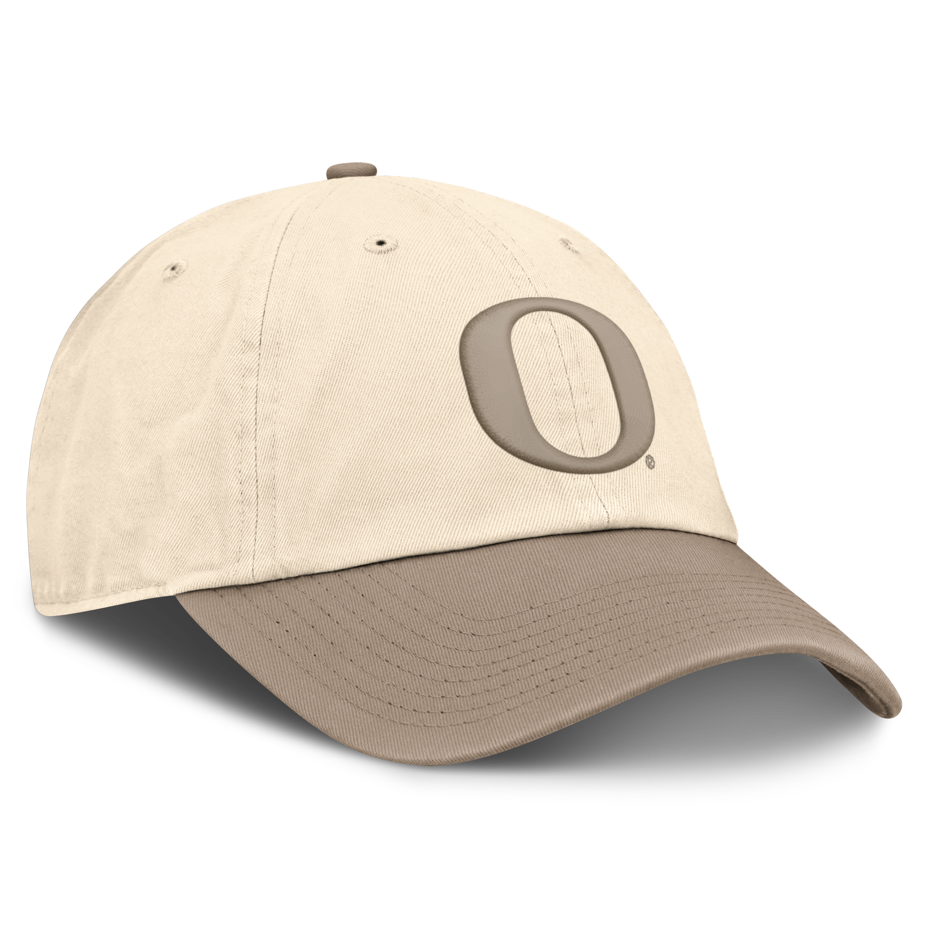 Men's Nike Natural/Khaki Oregon Ducks Two-Tone Club Adjustable Hat