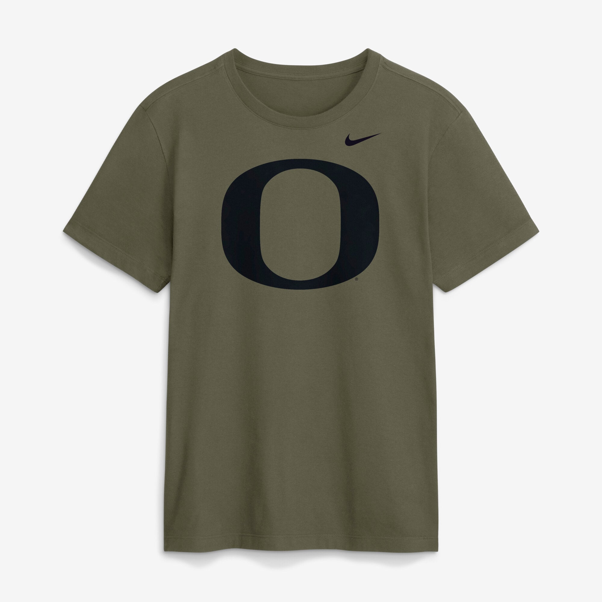 T-shirt Nike olive Oregon Ducks Primetime Logo Dri-FIT pour homme