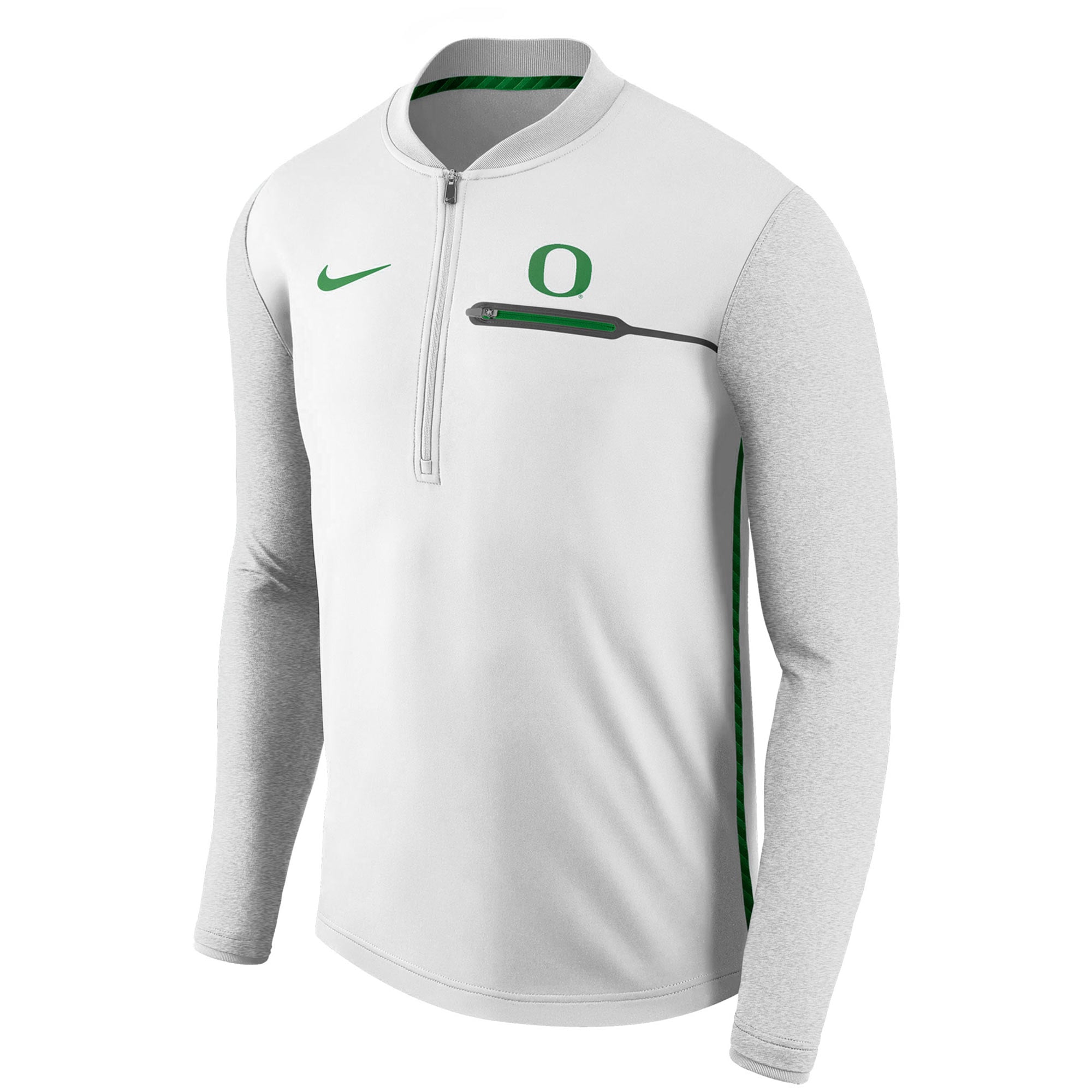 Nike Oregon Ducks ジャージ　Lサイズ Men's Nike White Oregon Ducks Coaches Sideline Half-Zip Jacket