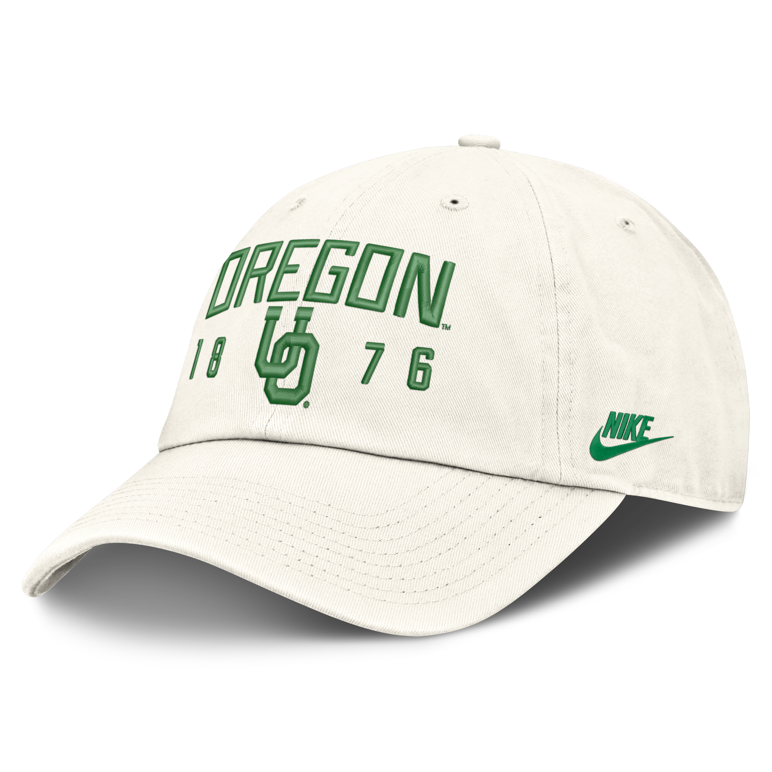 Casquette ajustable Nike blanche Oregon Ducks Legacy Letter & Location Club pour homme