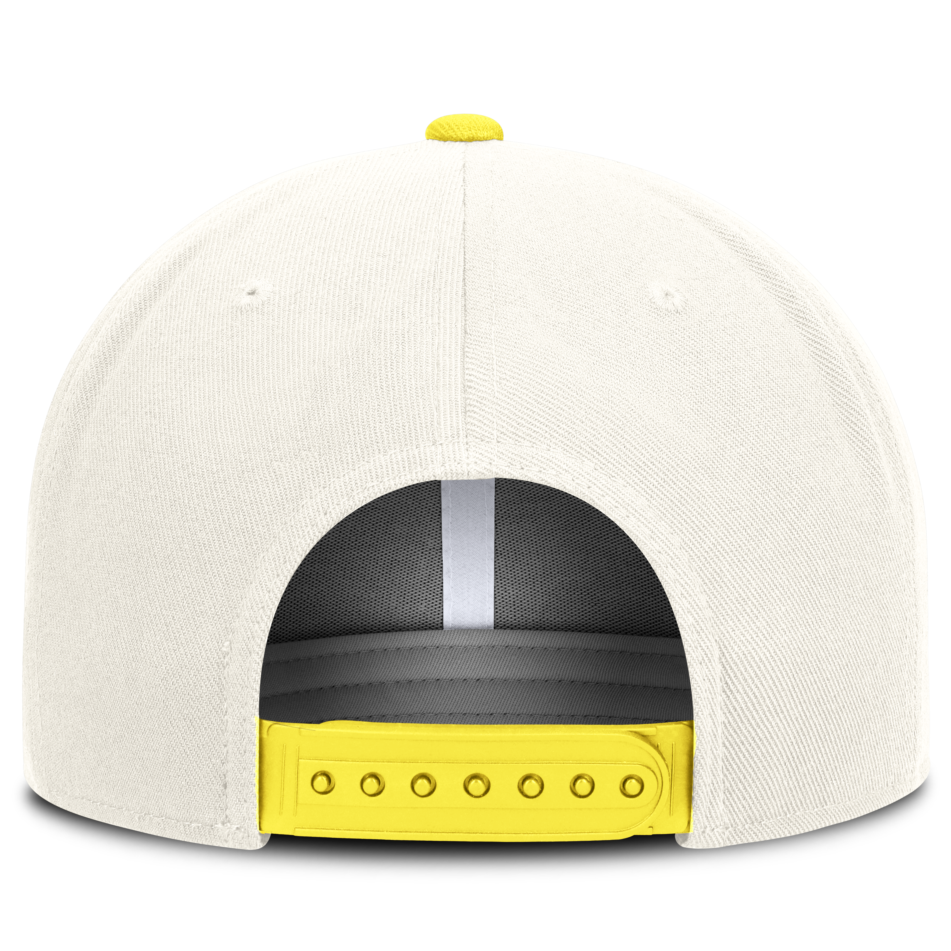 Men's Nike  White Oregon Ducks Legacy Letter & Mascot Pro Snapback Hat