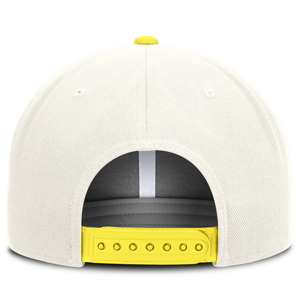 Oregon Ducks Nike Legacy Letter & Mascot Pro Snapback Hat - White