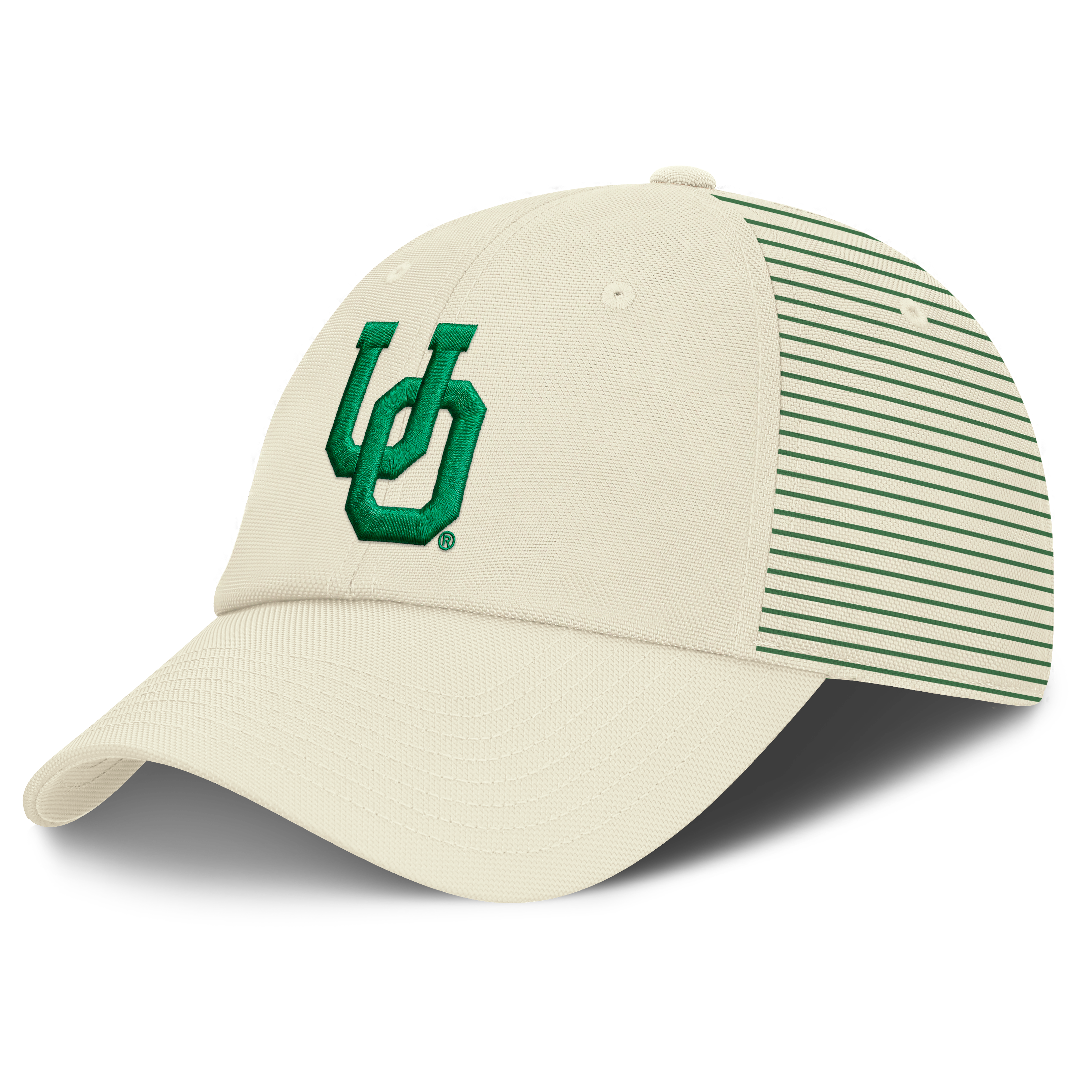 Casquette ajustable Nike blanche pour homme avec logo Vault des Oregon Ducks et logo rayé Club Dri-FIT