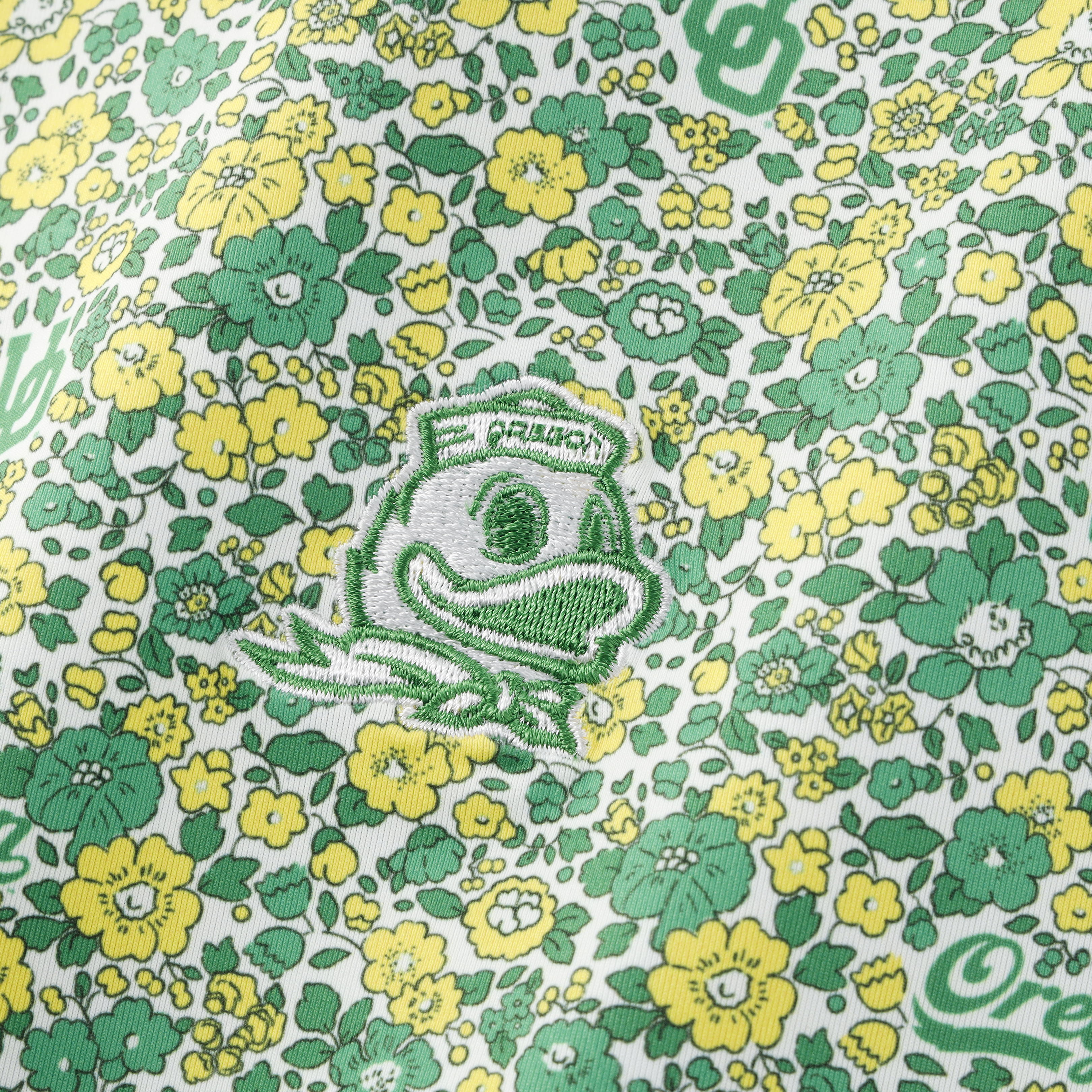Men's Smith & Quinn Green Oregon Ducks Poppies Teddy Polo