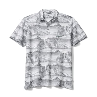 Oregon Ducks Tommy Bahama Corsica Coast IslandZone Polo - Gray