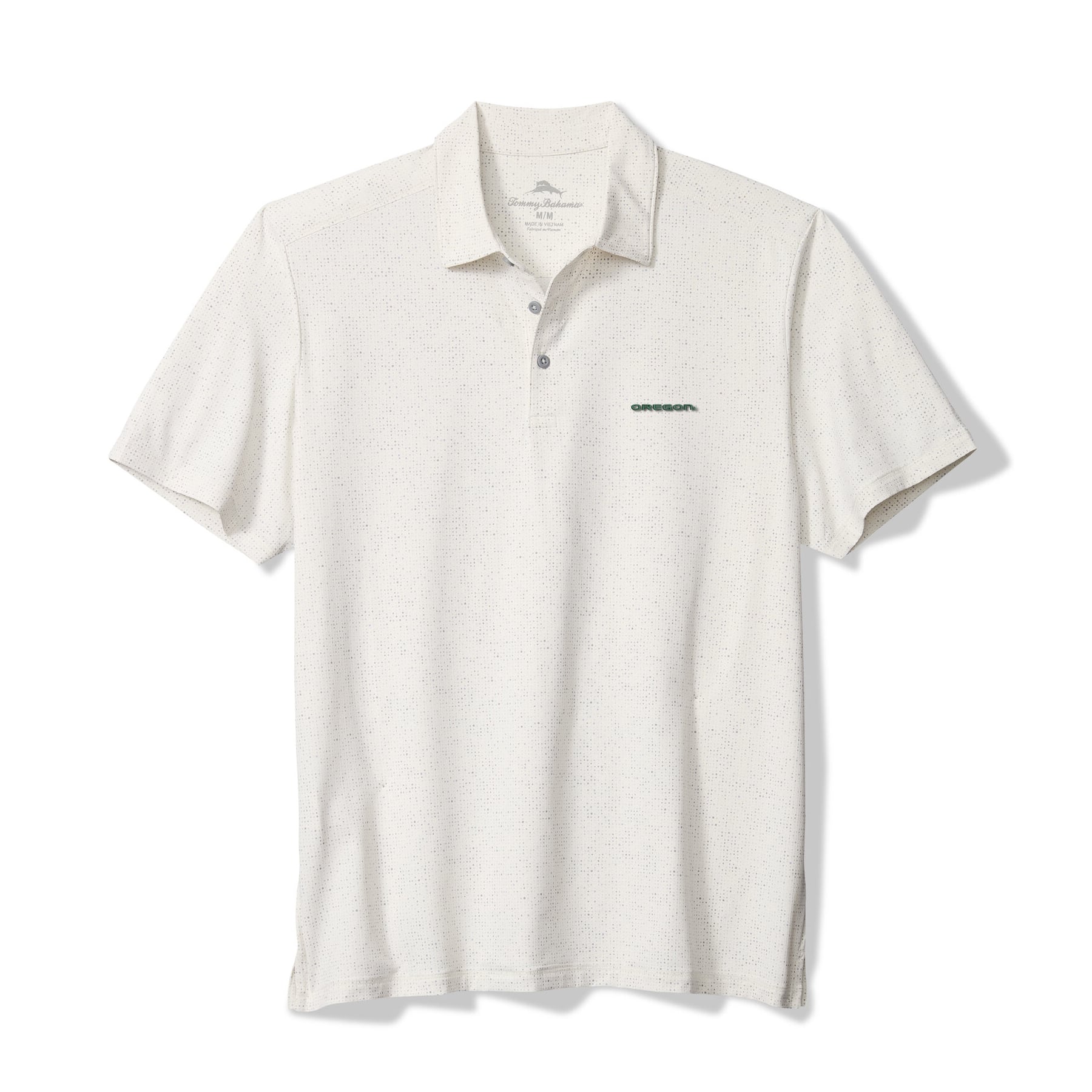 Men's Tommy Bahama White Oregon Ducks Palm Dunes IslandZone Polo