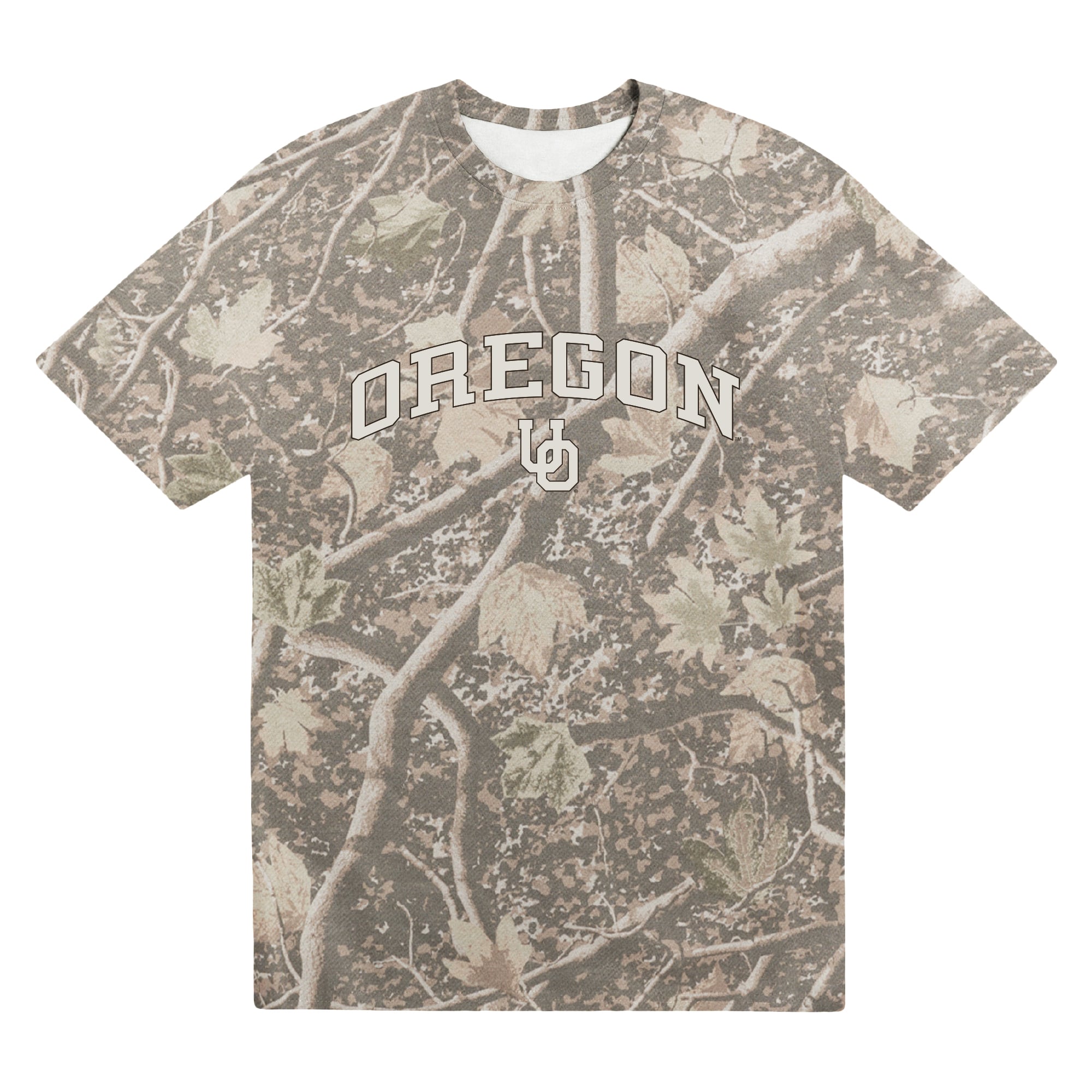 Men's Uscape Apparel Camo Oregon Ducks Back Bay Heavyweight T-Shirt