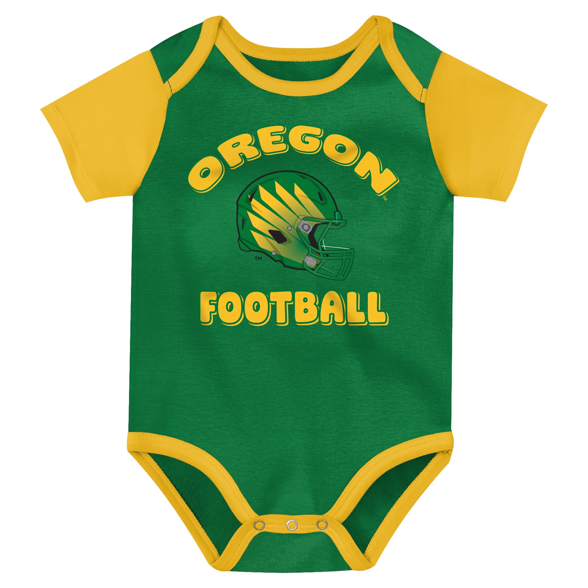 Newborn Outerstuff Green Oregon Ducks Star Player Three-Piece Bodysuit Set