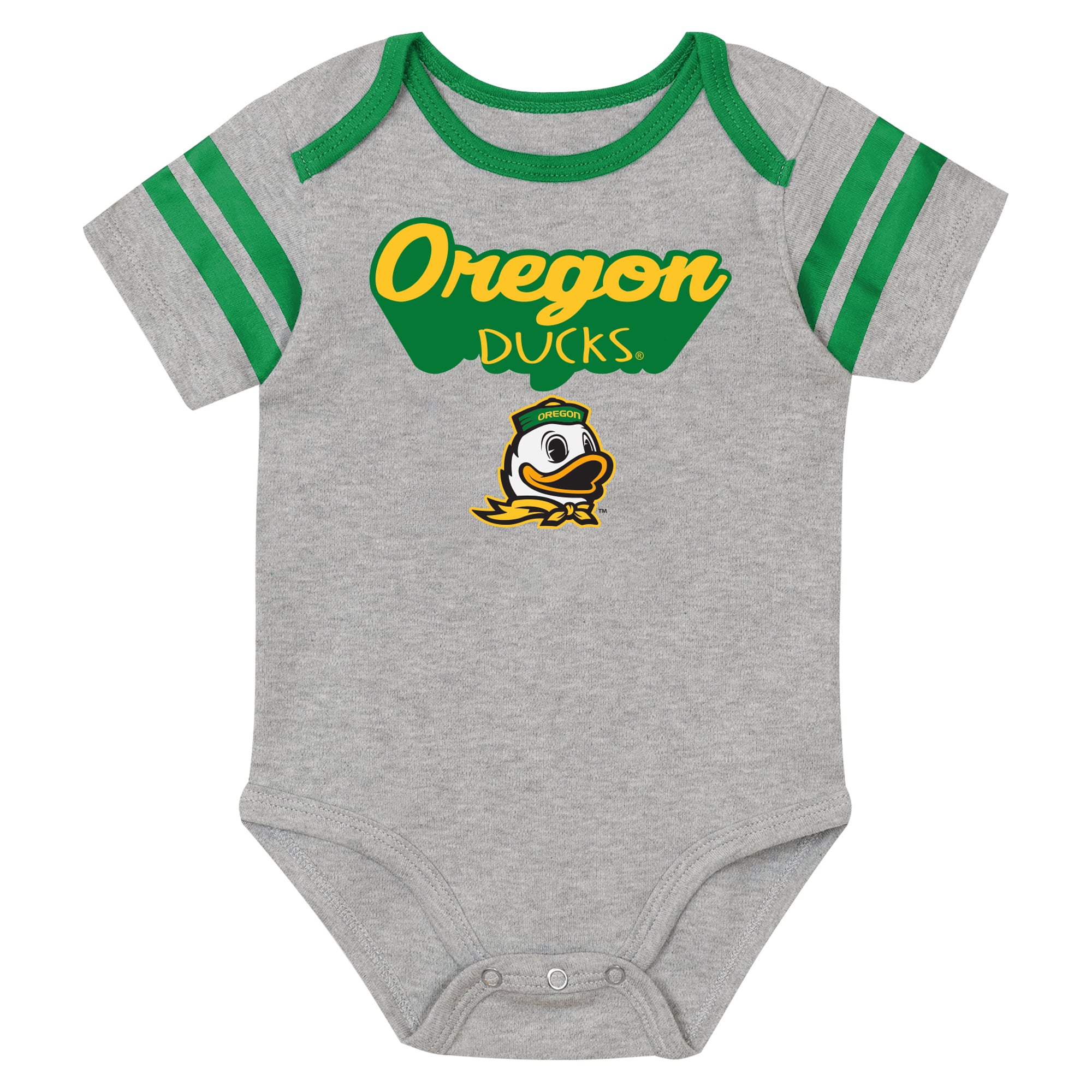 Newborn Outerstuff Green Oregon Ducks Star Player Three-Piece Bodysuit Set