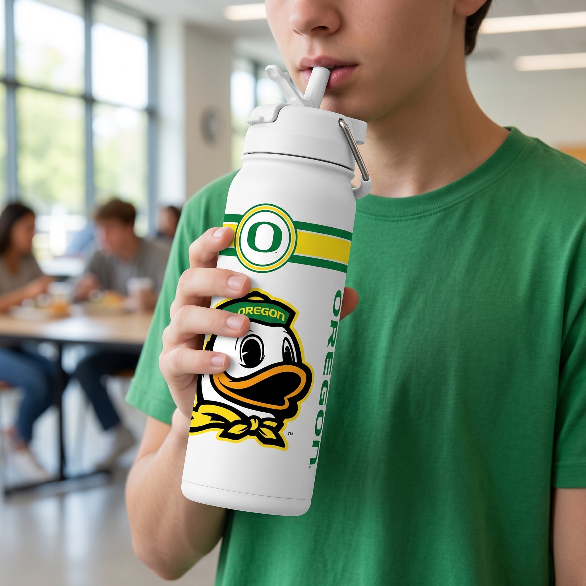 Oregon Ducks 24oz. Triple Option Bottle