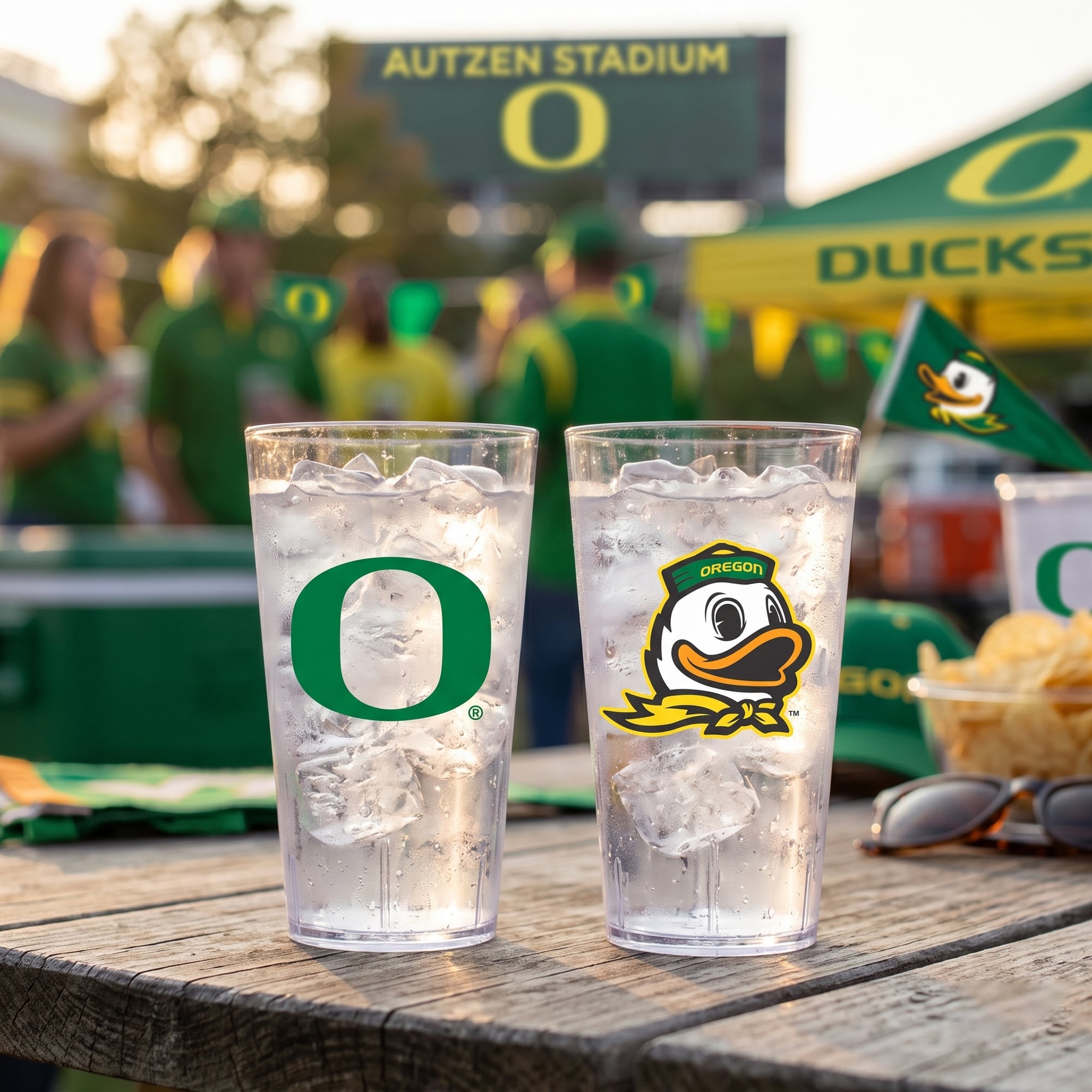 Ensemble de deux gobelets isothermes Oregon Ducks de 710 ml (24 oz) en Tritan