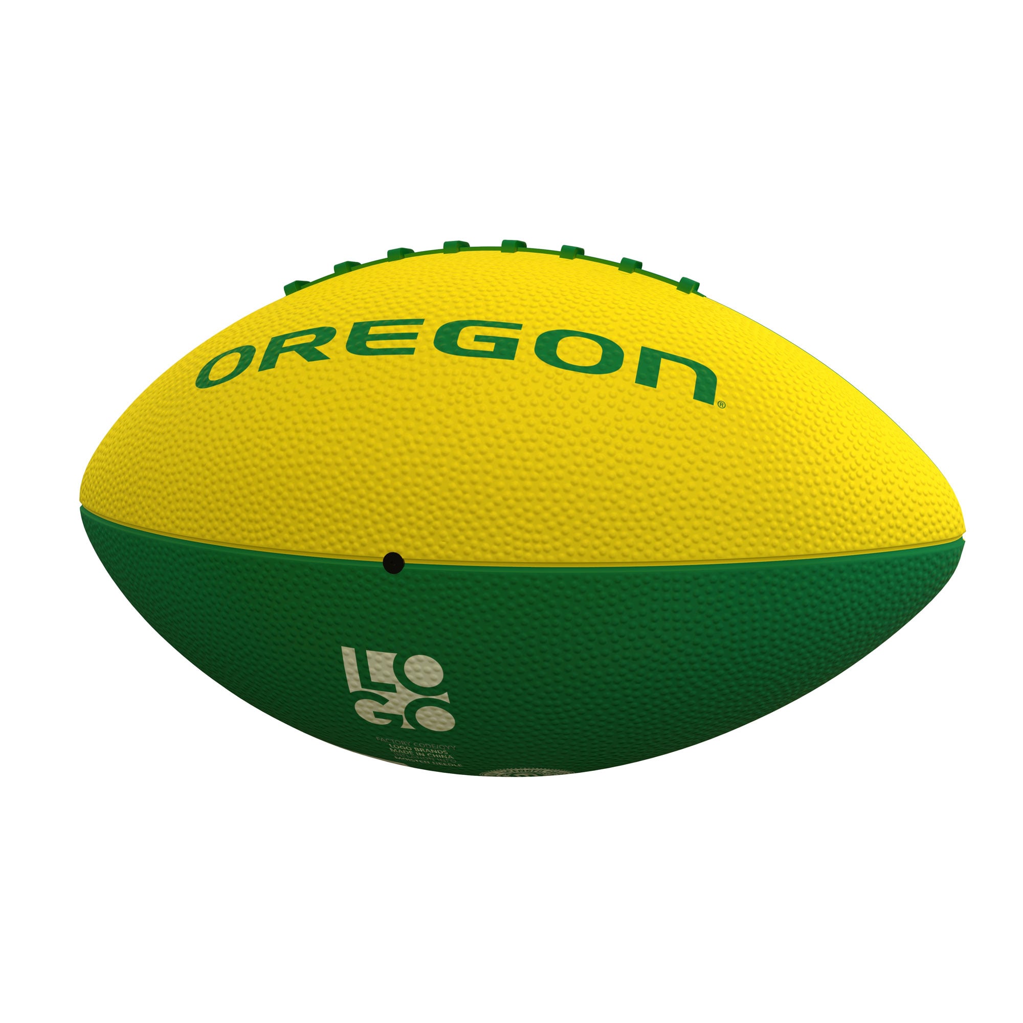 Oregon Ducks Pinwheel Logo Junior Football
