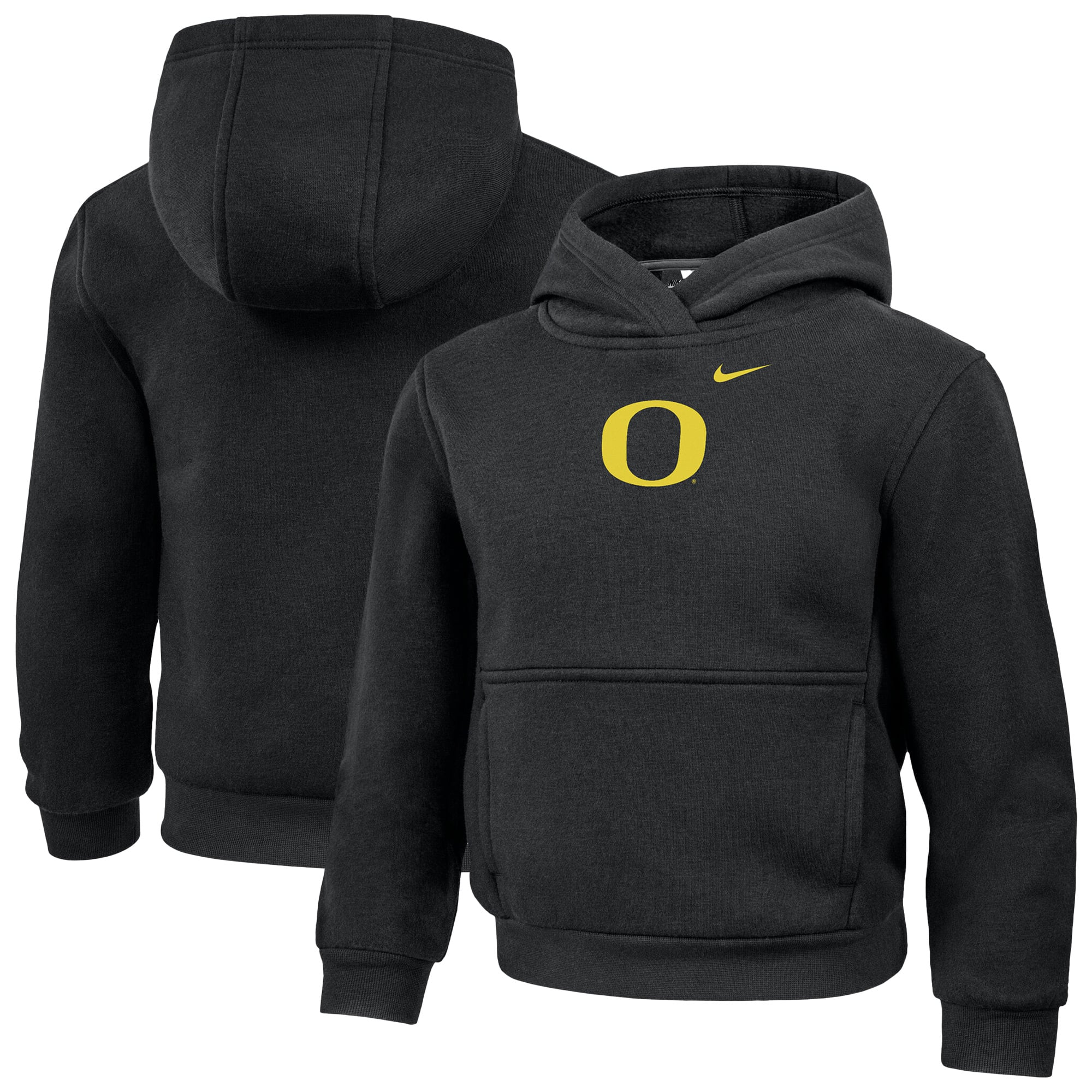 Sweat à capuche Nike Core noir Oregon Ducks pour enfants d'âge préscolaire