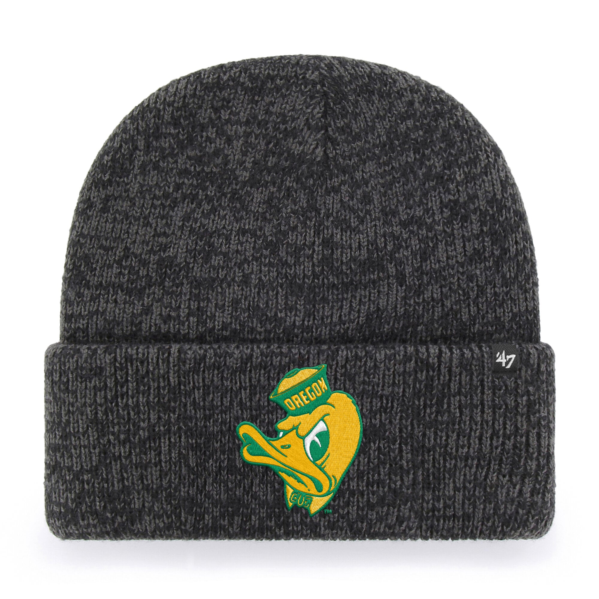 Bonnet unisexe noir Oregon Ducks Brain Freeze à revers